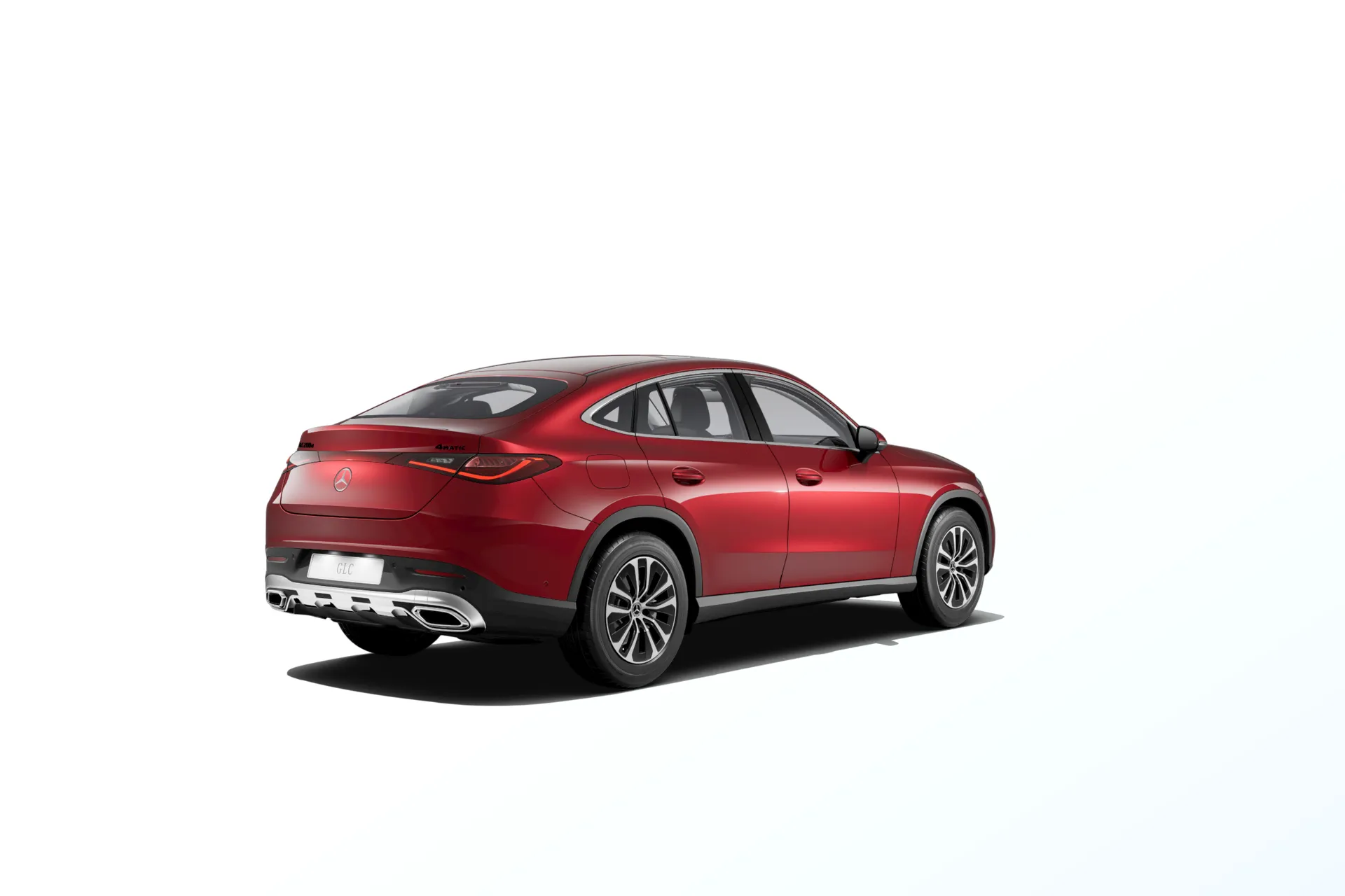 GLC kupé (C254), Sada interiéru ze syntetické kůže, Červená patagonia bright MANUFAKTUR, rear