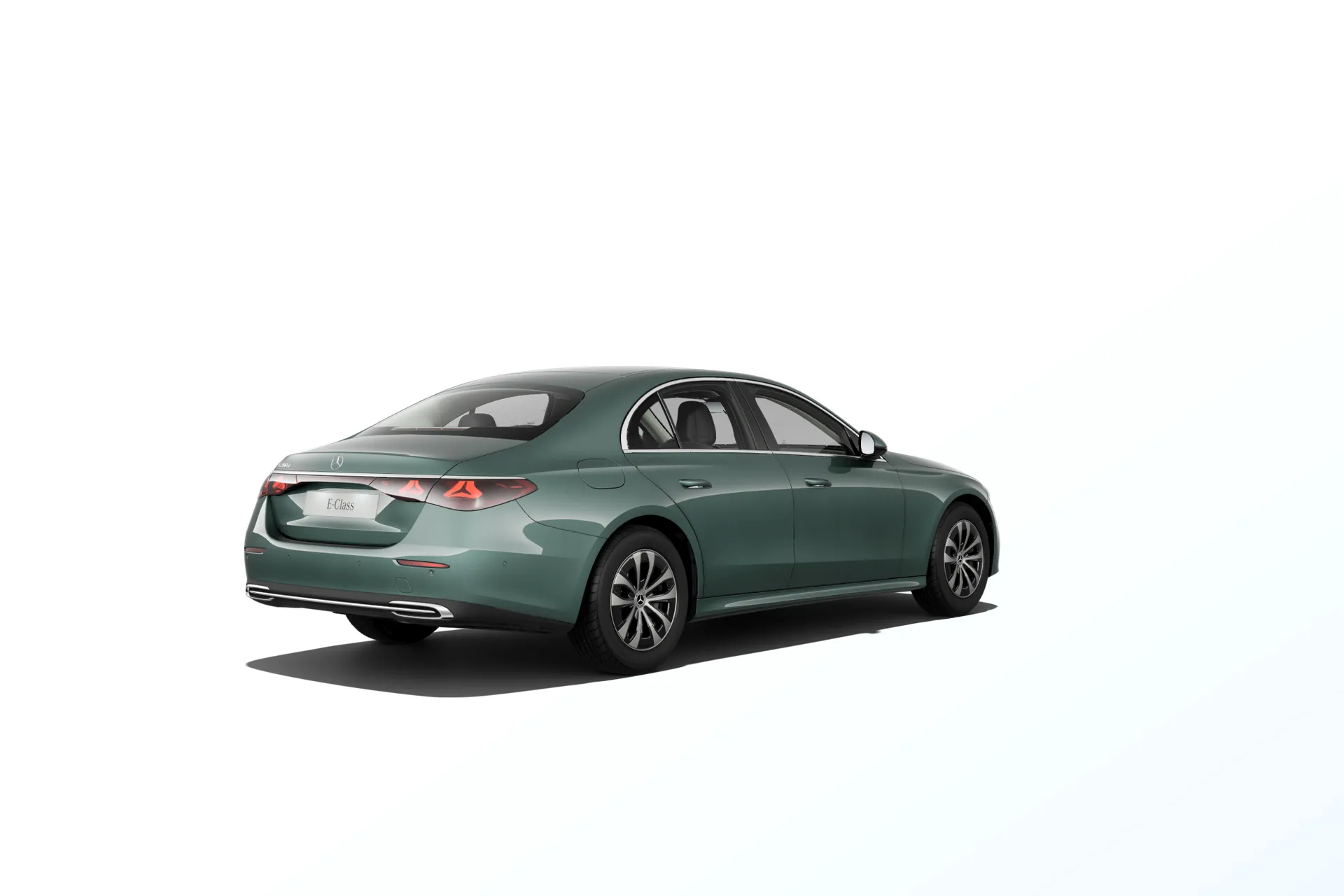 Třída E sedan (W214), Linie AVANTGARDE exteriér, Metalická stříbrná verde, rear