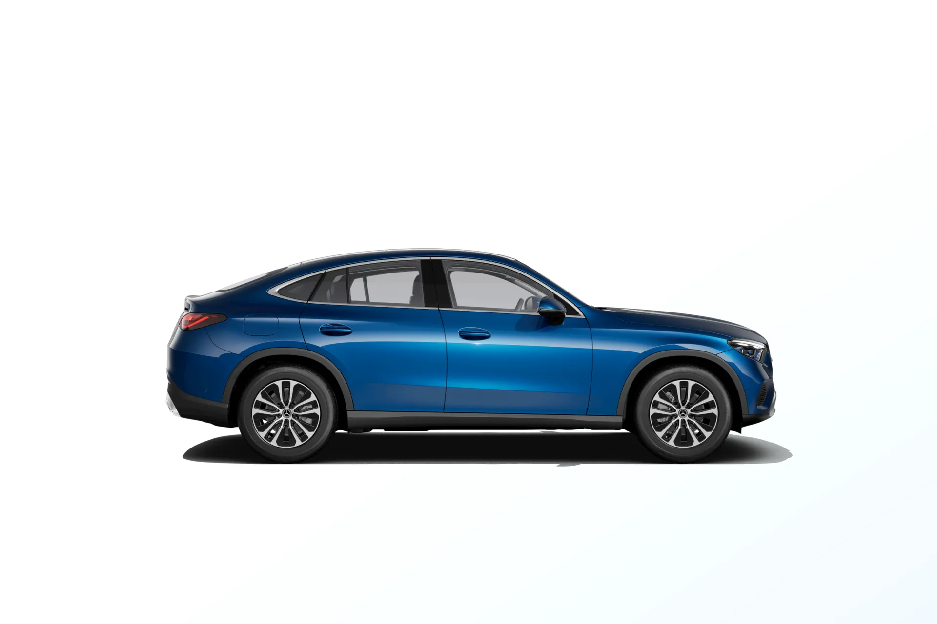 GLC kupé (C254), Sada interiéru ze syntetické kůže, Metalická modrá spectral, side