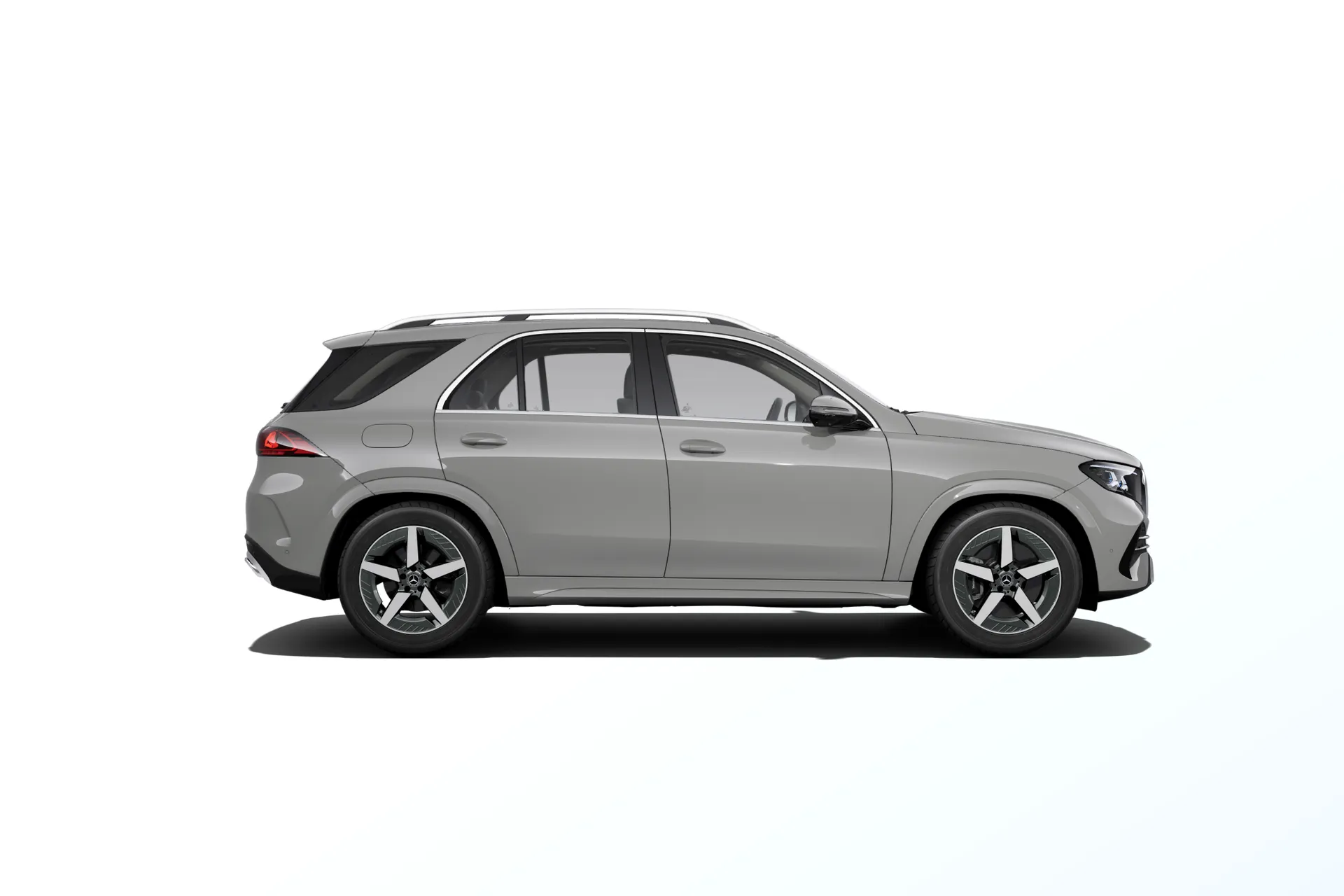 GLE (V167-fl2), Linie AMG, Nemetalická šedá alpine MANUFAKTUR, side