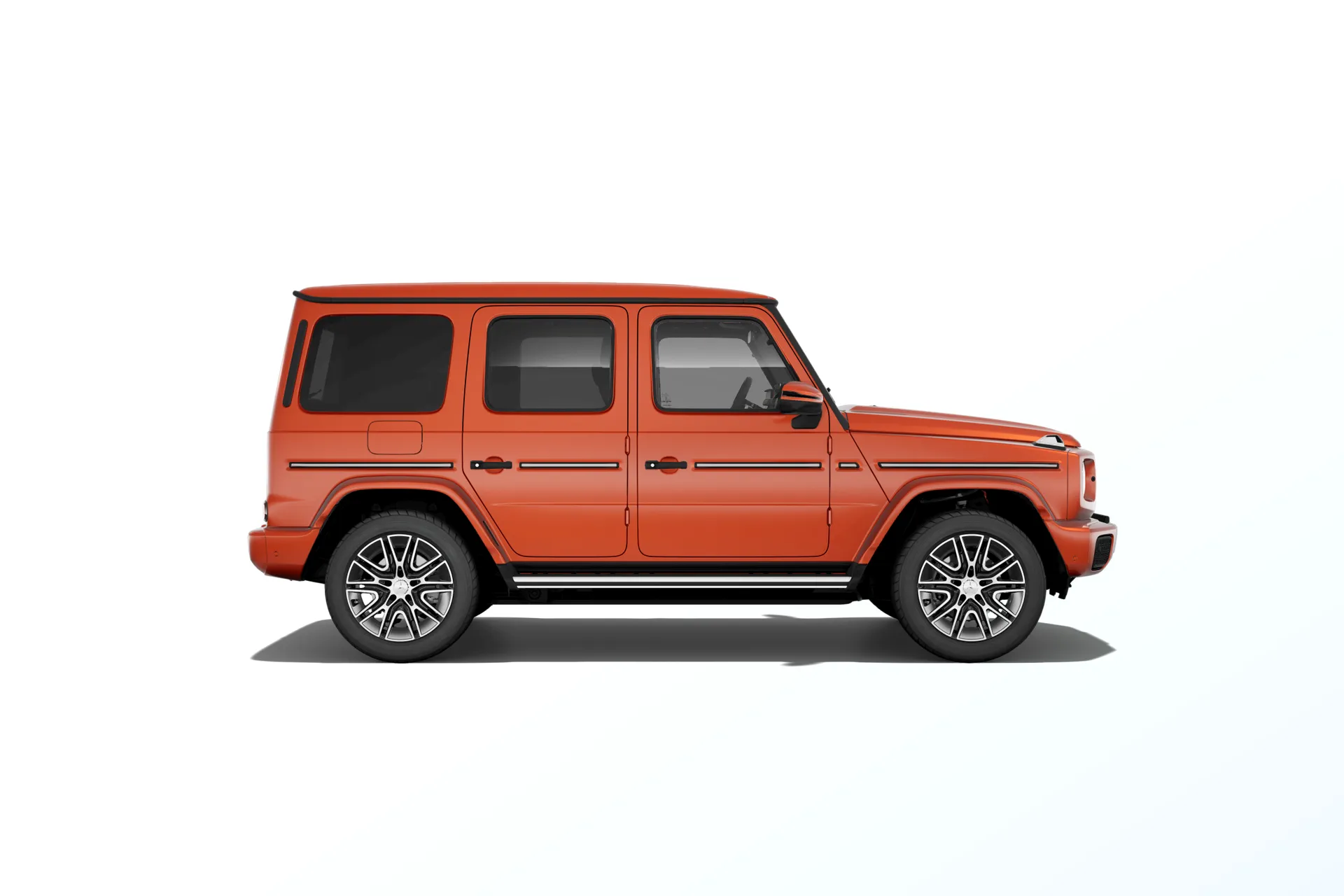Třída G (N465), Linie AMG exteriér, Magno oranžová copper MANUFAKTUR, side