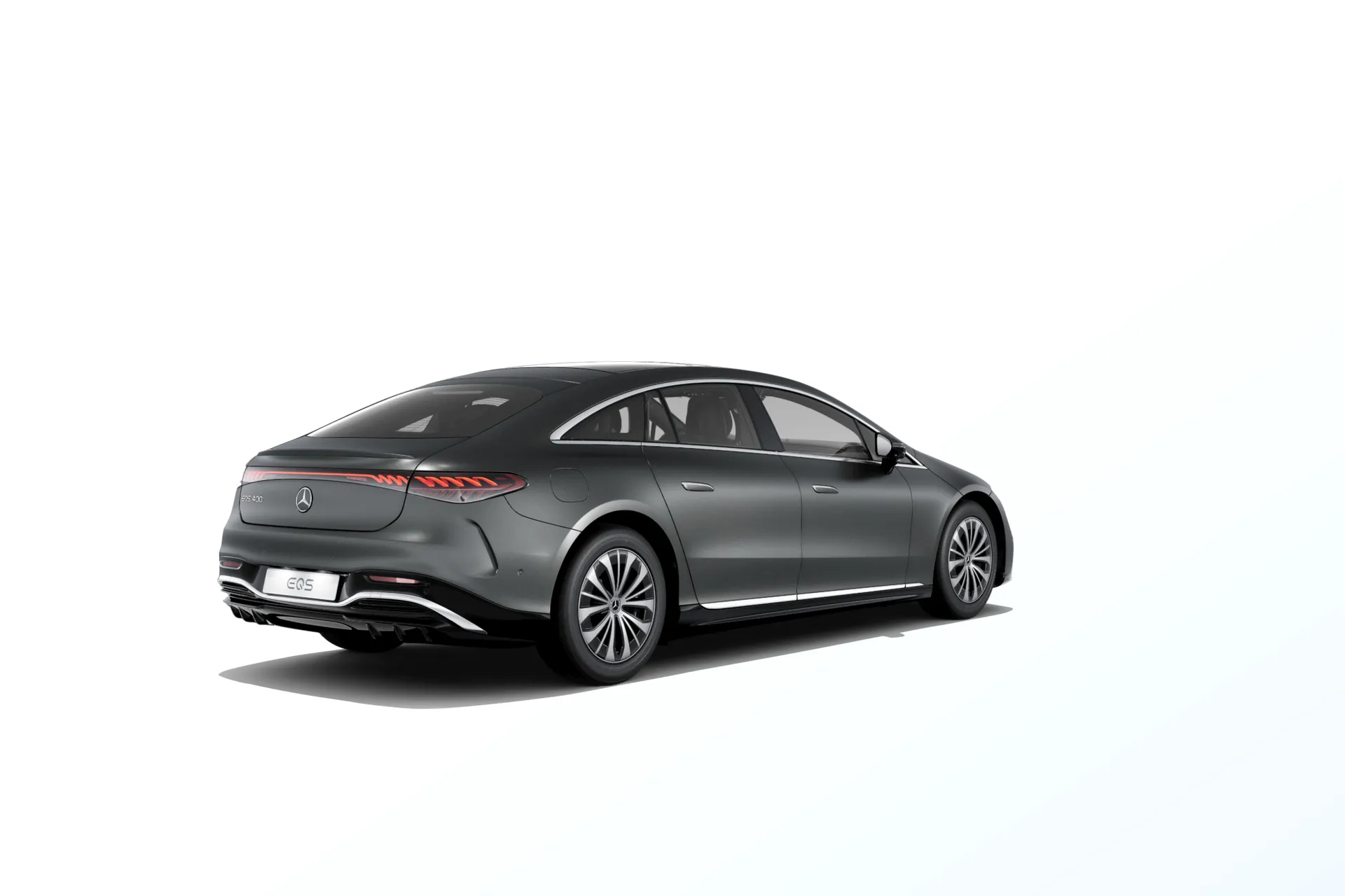 EQS sedan (V297-fl), Linie Electric Art exteriér, Magno šedá graphite MANUFAKTUR, rear