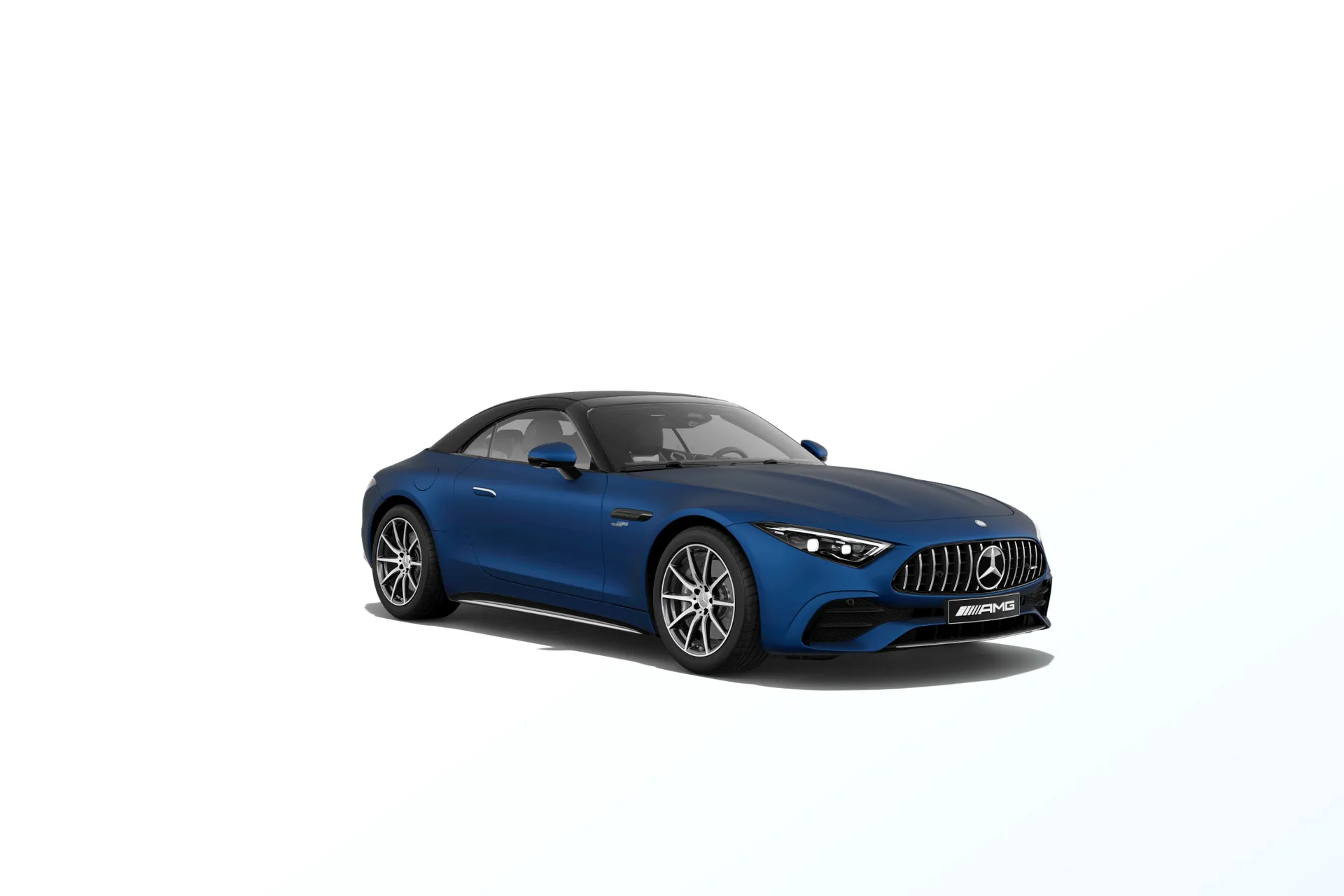 Mercedes-AMG SL Roadster (R232), Sada AMG Aerodynamics, Magno modrá spectral MANUFAKTUR, front