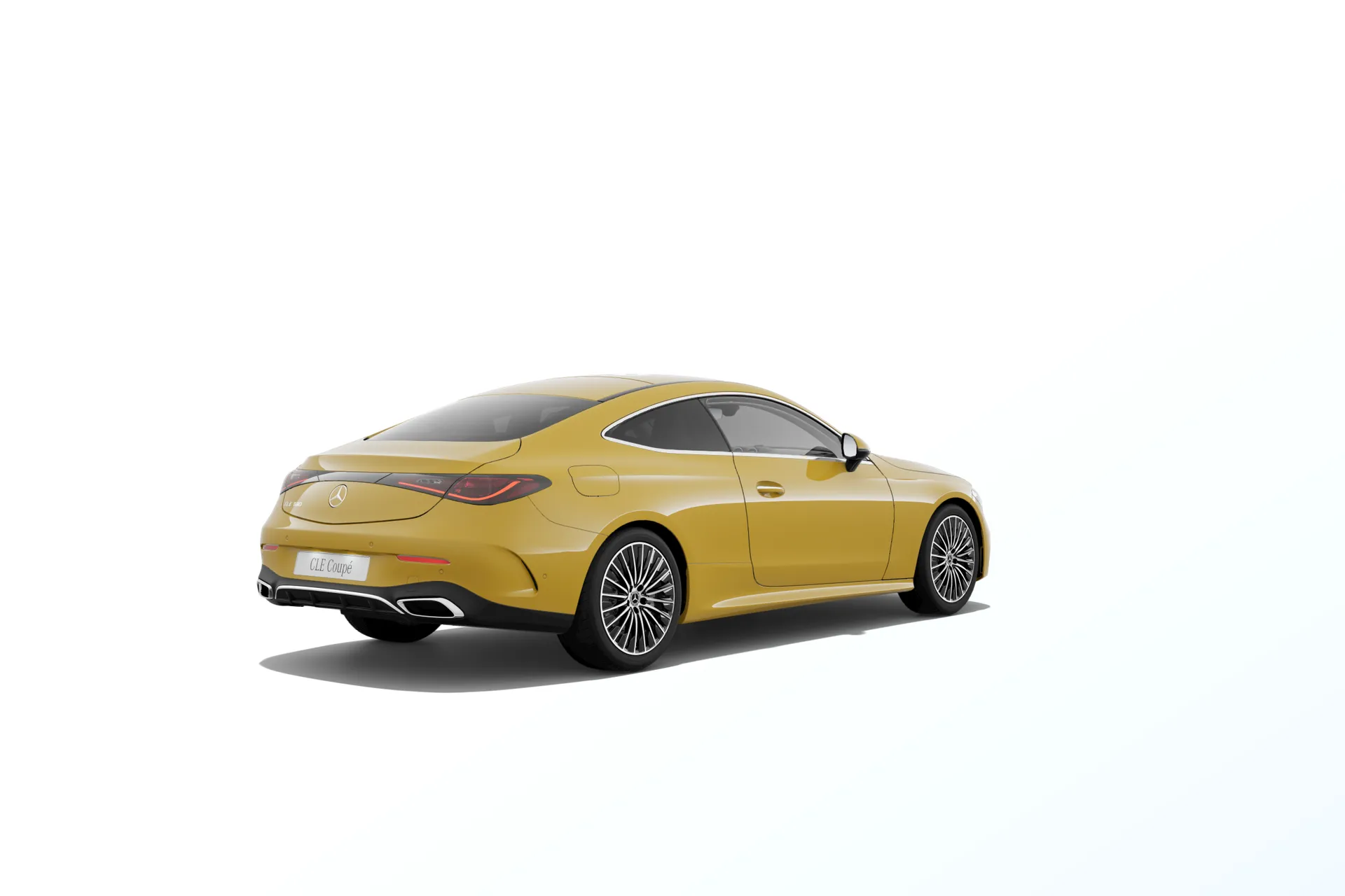 CLE kupé (C236), Linie AMG, Nemetalická žlutá sun, rear