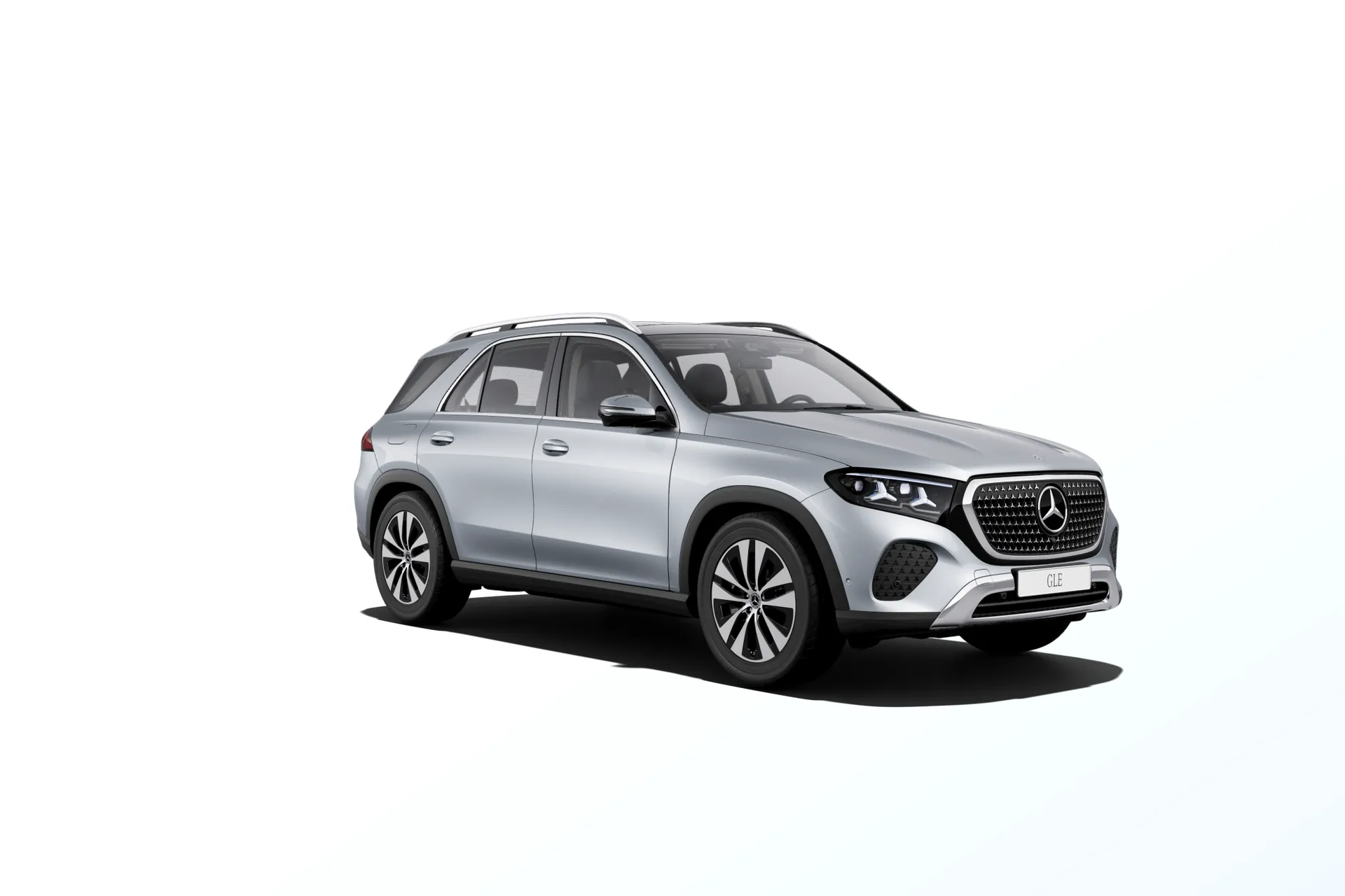 GLE (V167-fl2), Základní provedení, Metalická stříbrná high-tech, front