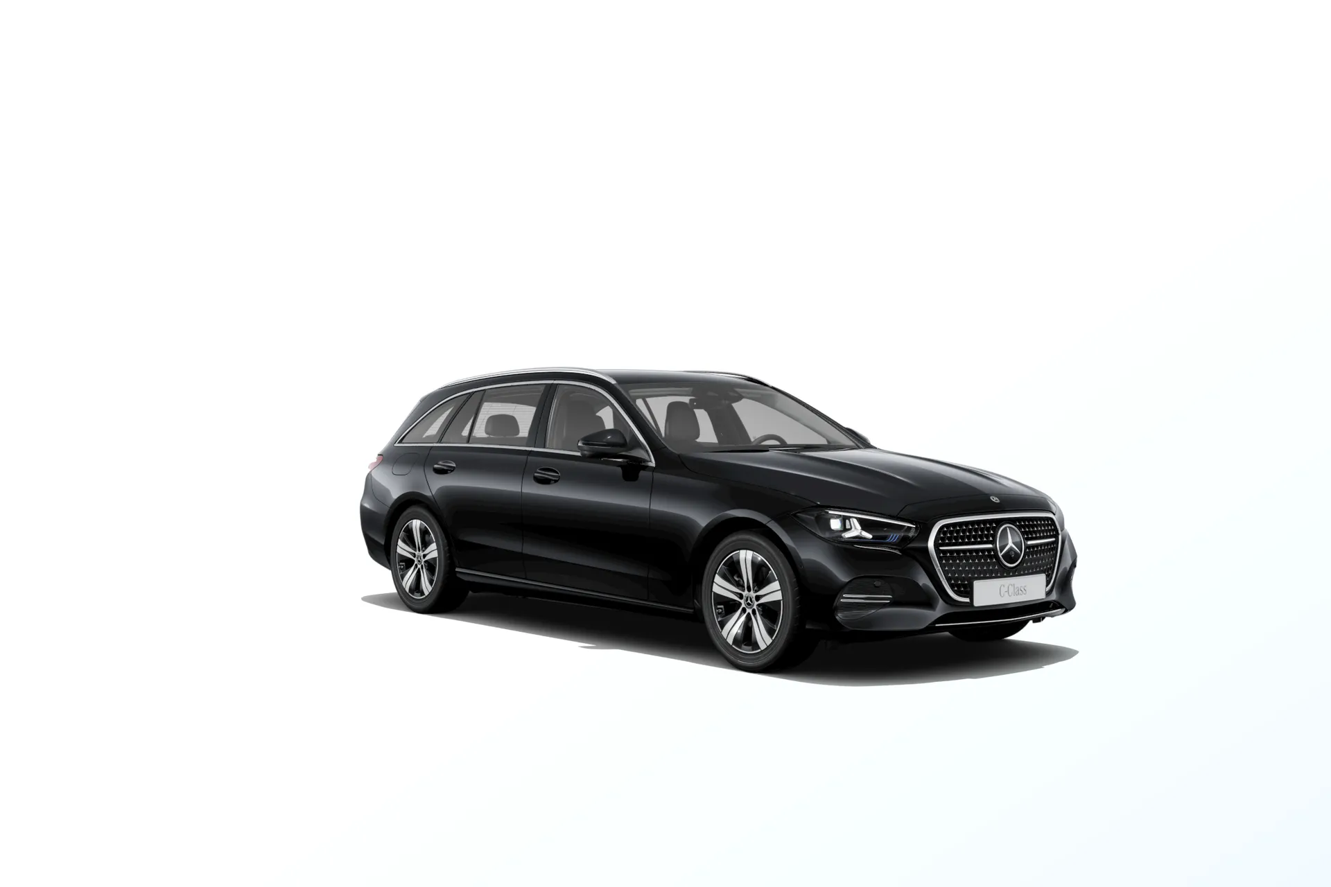 Třída C kombi (S206-fl), Linie AVANTGARDE, Nemetalická černá, front