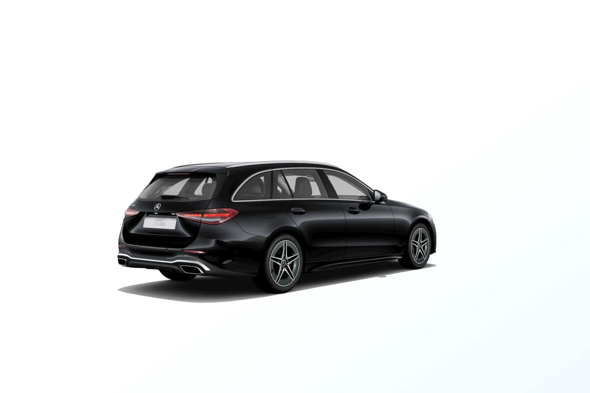 Třída C kombi (S206-fl), Linie AMG, Nemetalická černá, rear