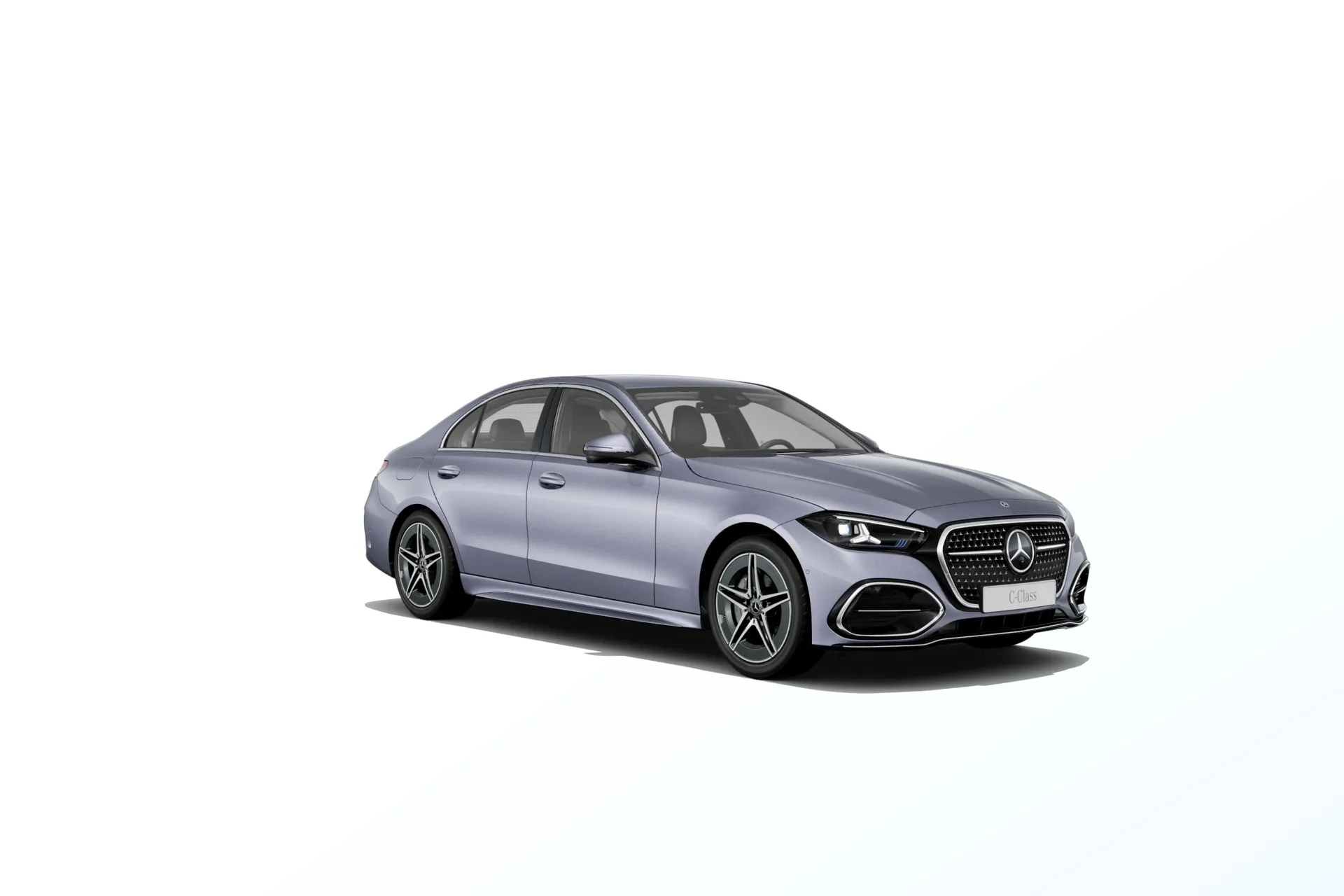 Třída C sedan (W206-fl), Linie AMG, Metalická stříbrná Lavender, front