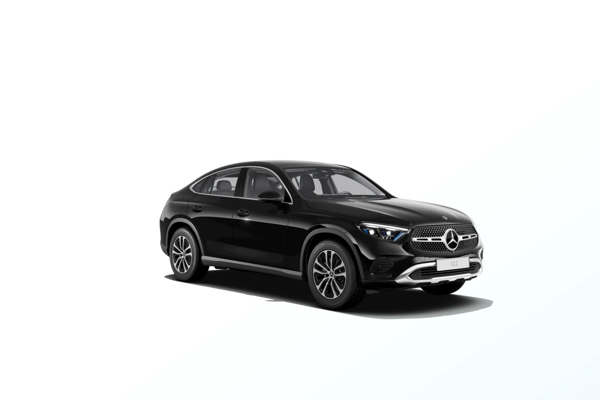 GLC kupé (C254), Sada interiéru ze syntetické kůže, Nemetalická černá, front