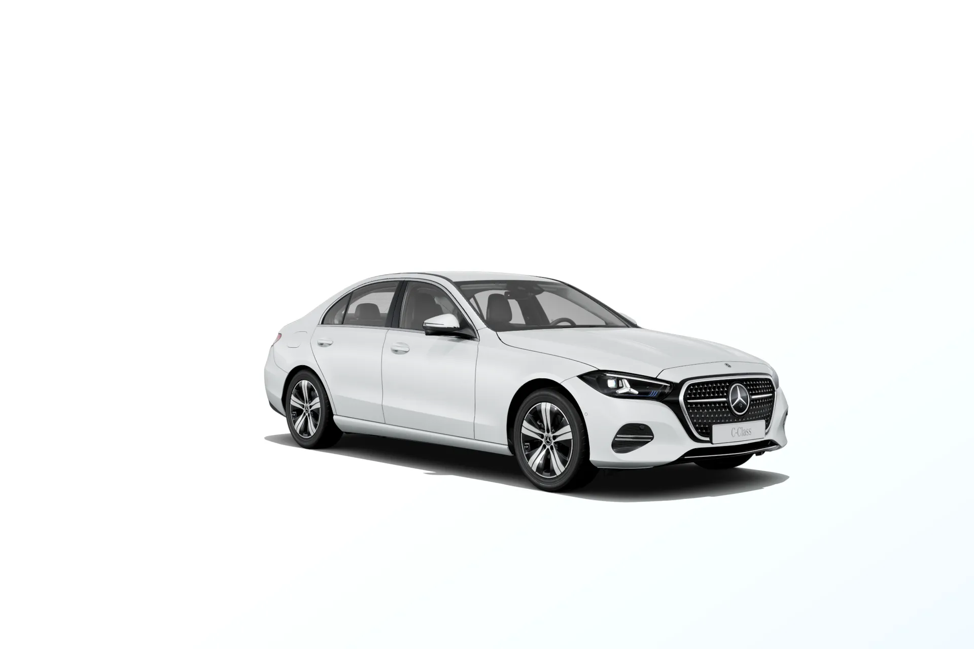 Třída C sedan (W206-fl), Linie AVANTGARDE, Bílá opalite bright MANUFAKTUR, front