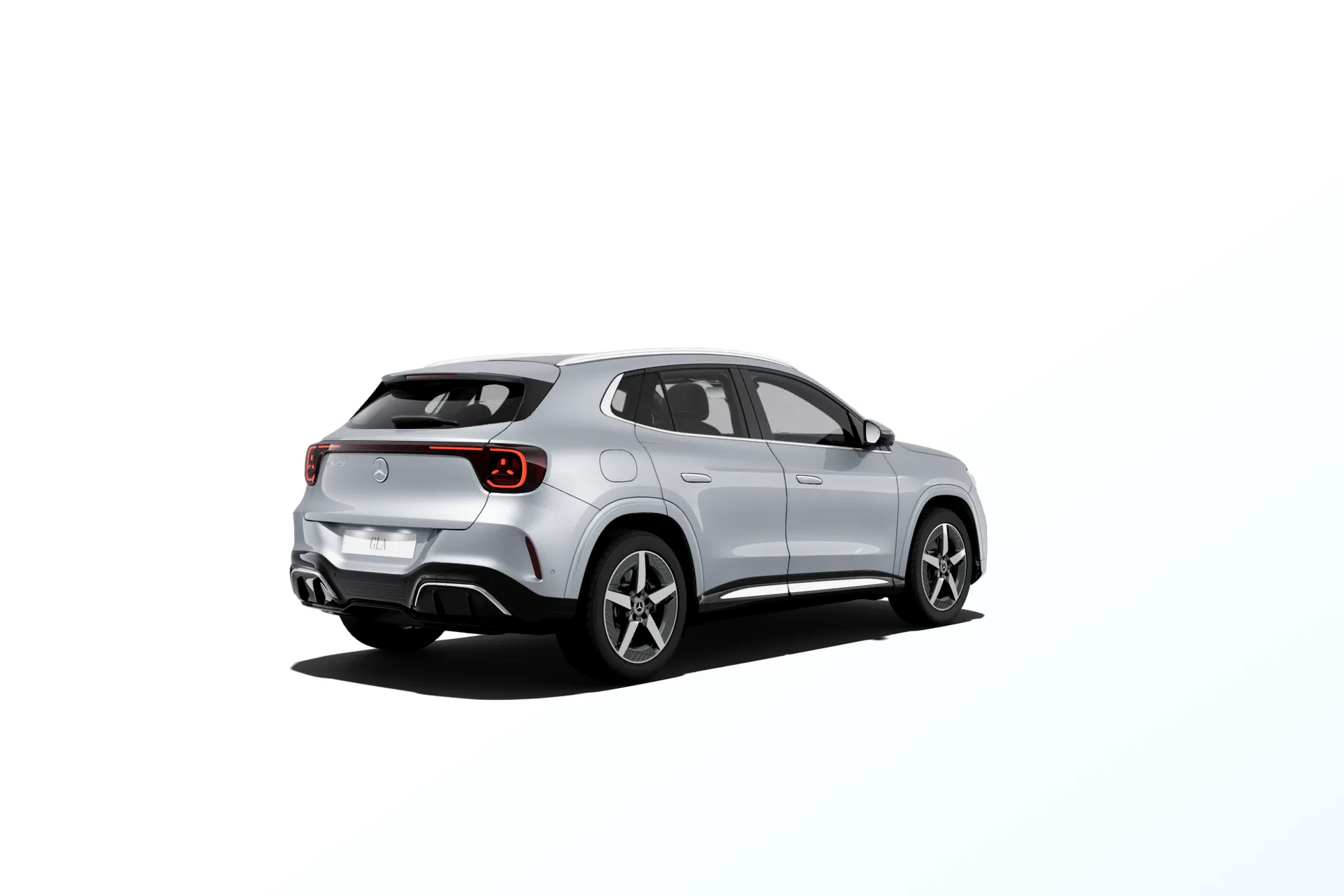 GLA (H244), Linie AMG, Metalická stříbrná high-tech, rear