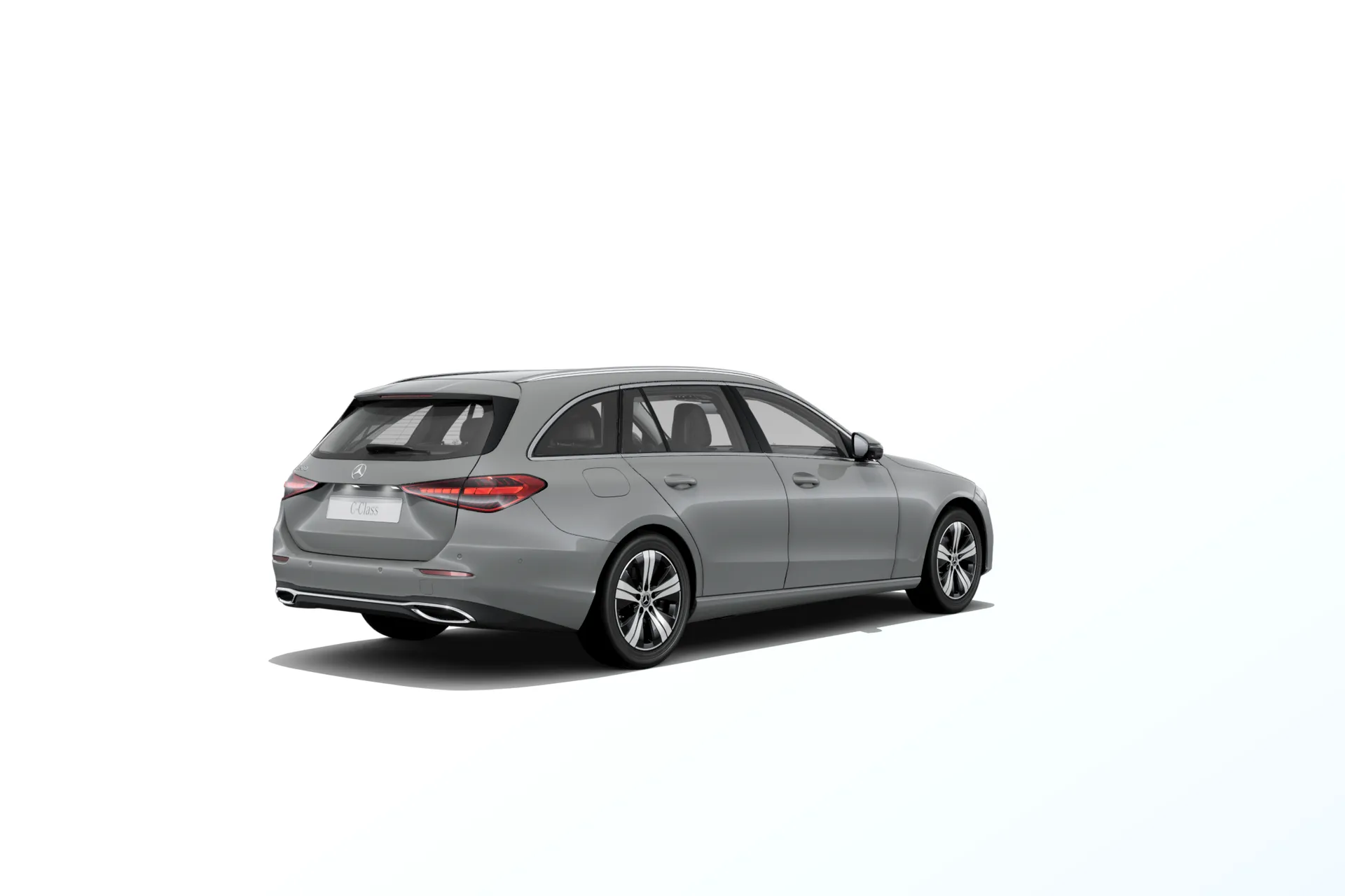 Třída C kombi (S206-fl), Linie AVANTGARDE, Nemetalická šedá alpine MANUFAKTUR, rear