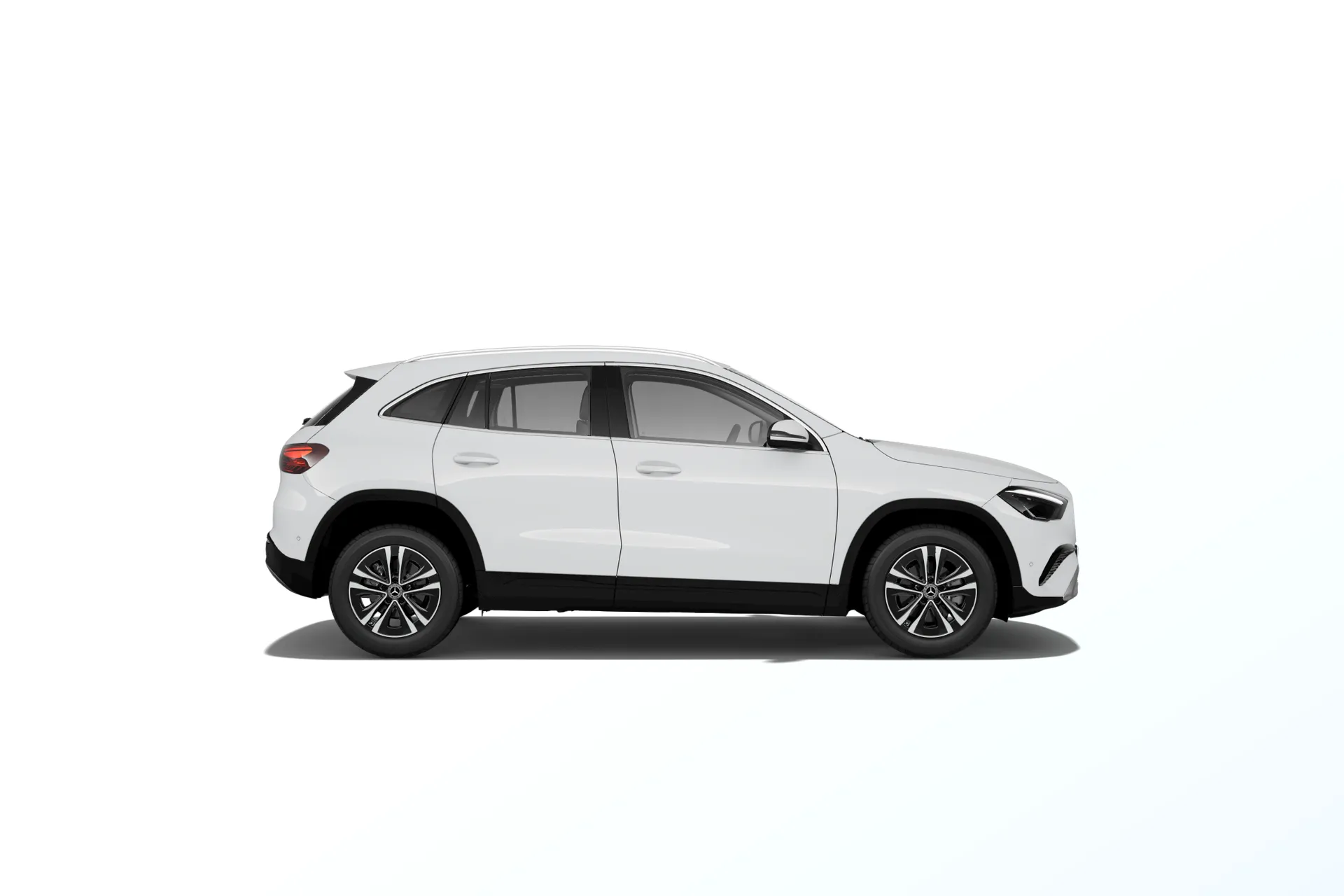 GLA (H247-fl), Linie Progressive, Nemetalická bílá polar, side