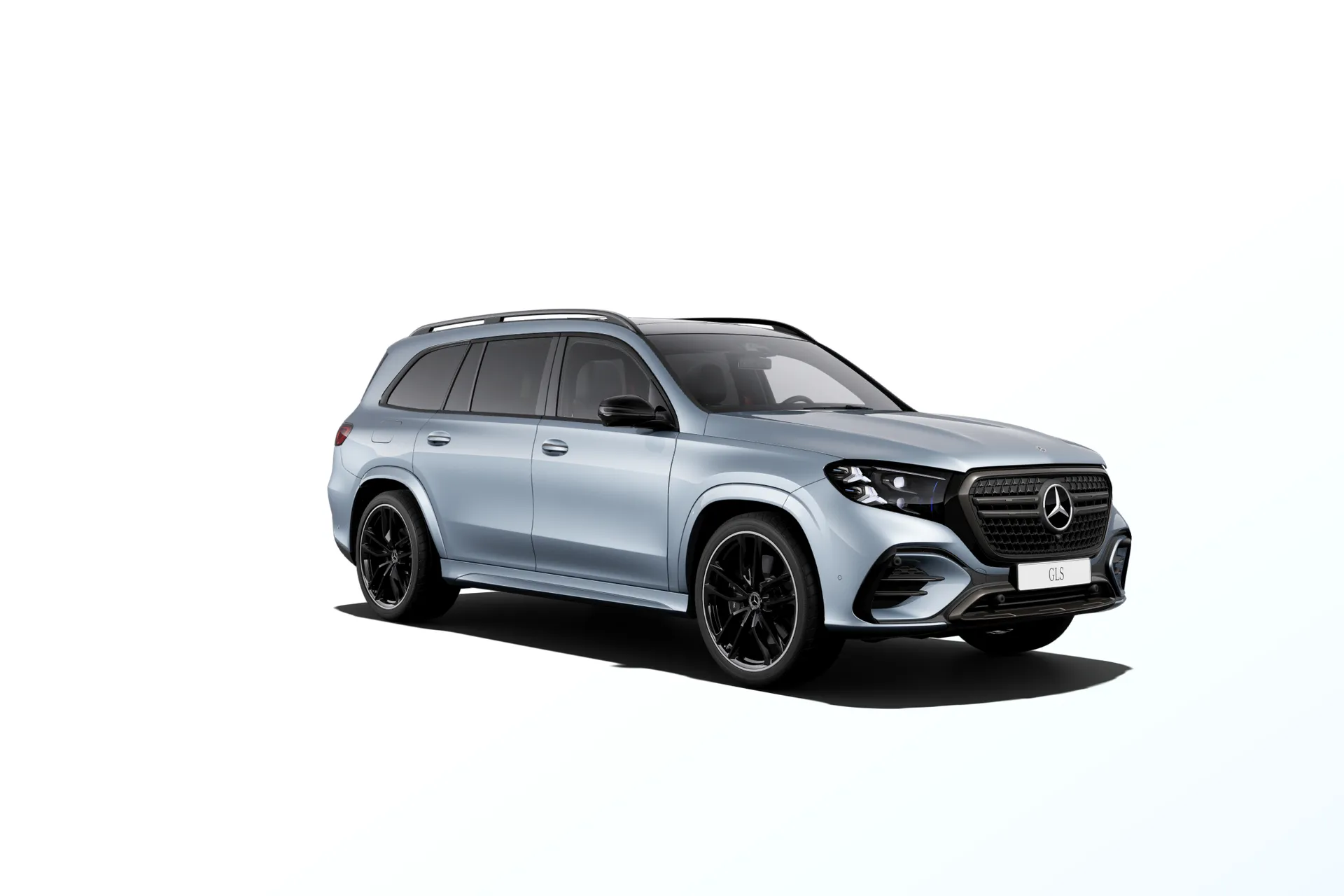GLS (X167-fl2), Linie AMG, Metalická světle modrá Côte d'Azur MANUFAKTUR, front
