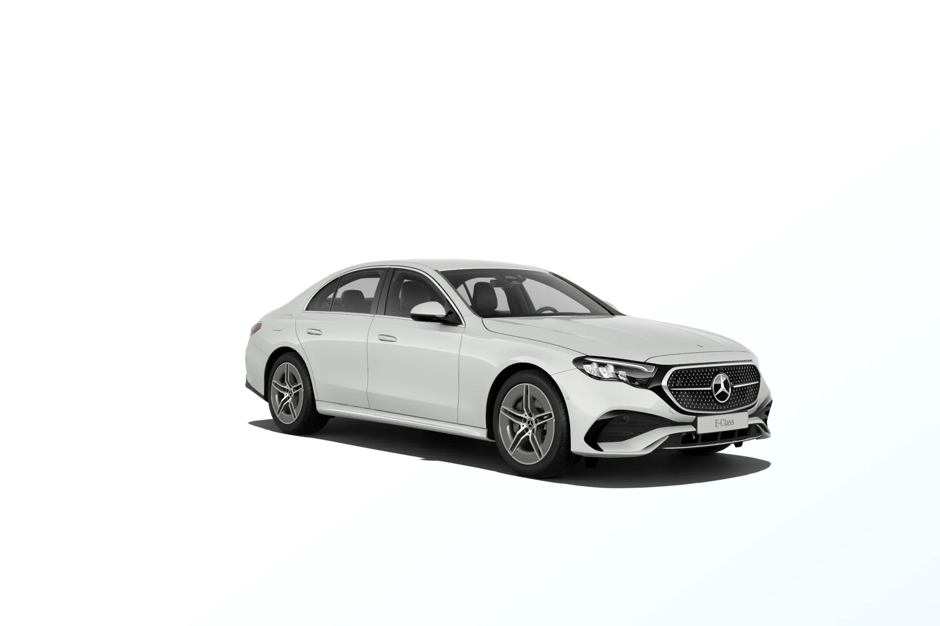 Třída E sedan (W214), Linie AMG exteriér, Bílá opalite bright MANUFAKTUR, front