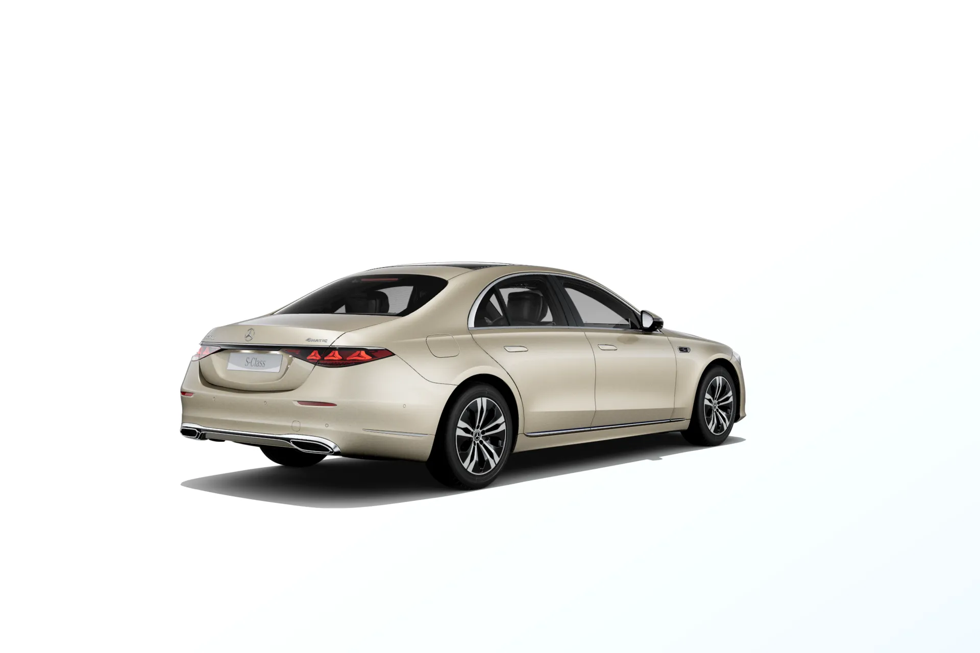 Třída S (W223-fl), Základní provedení, Metalická zlatá kalahari MANUFAKTUR, rear