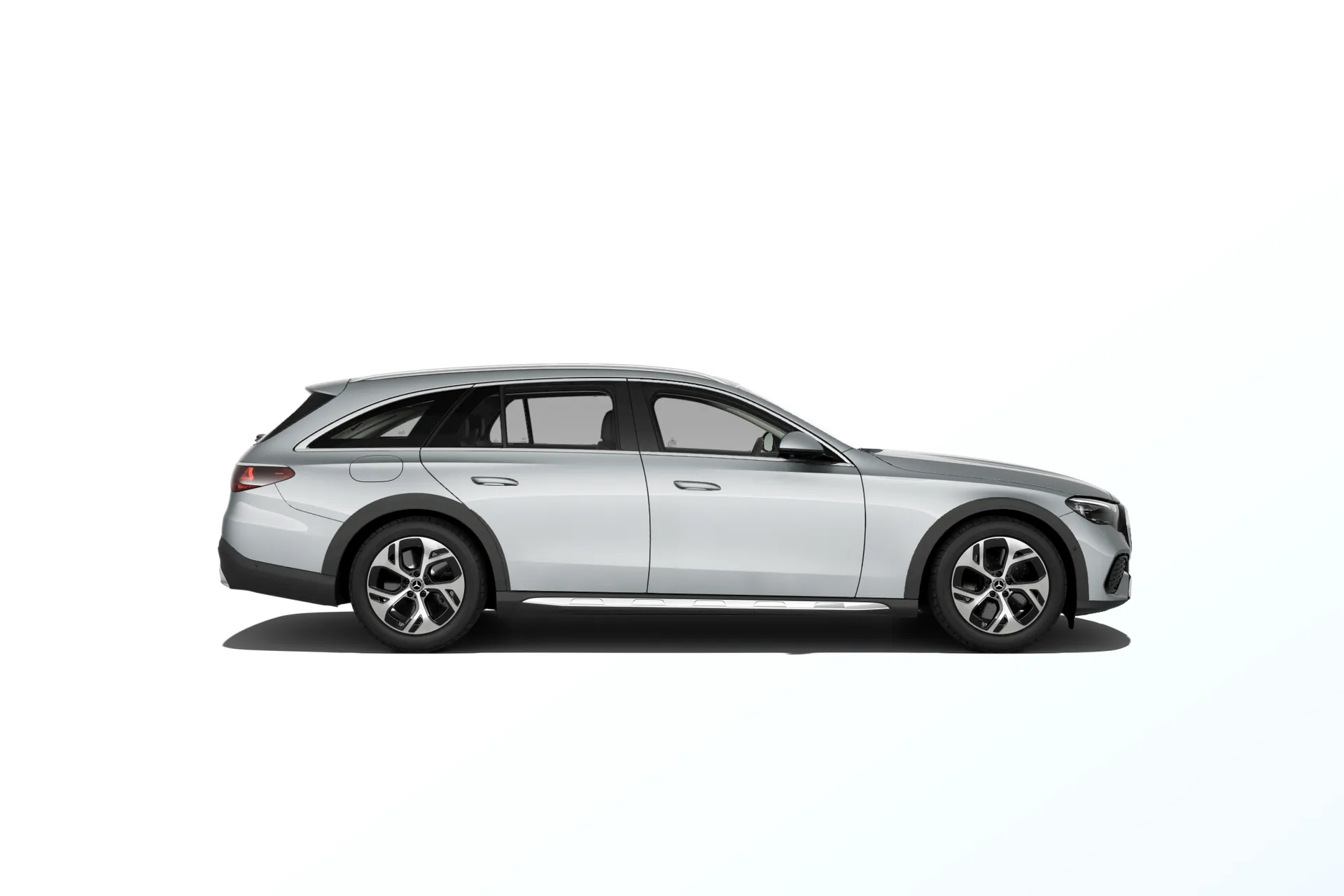 Třída E All-Terrain (S214), Základní, Metalická stříbrná high-tech, side