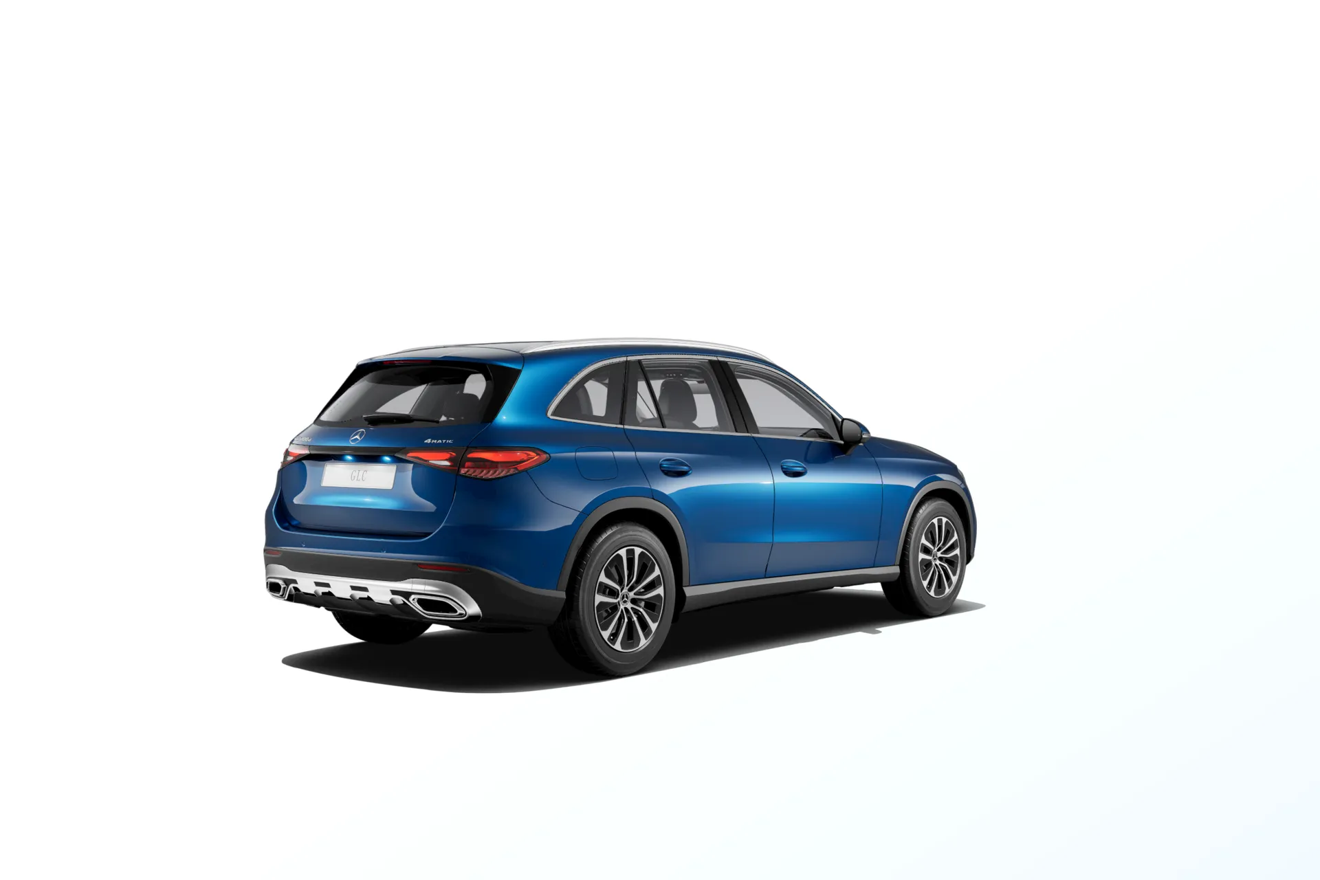 GLC (X254), Linie AVANTGARDE exteriér, Metalická modrá spectral, rear