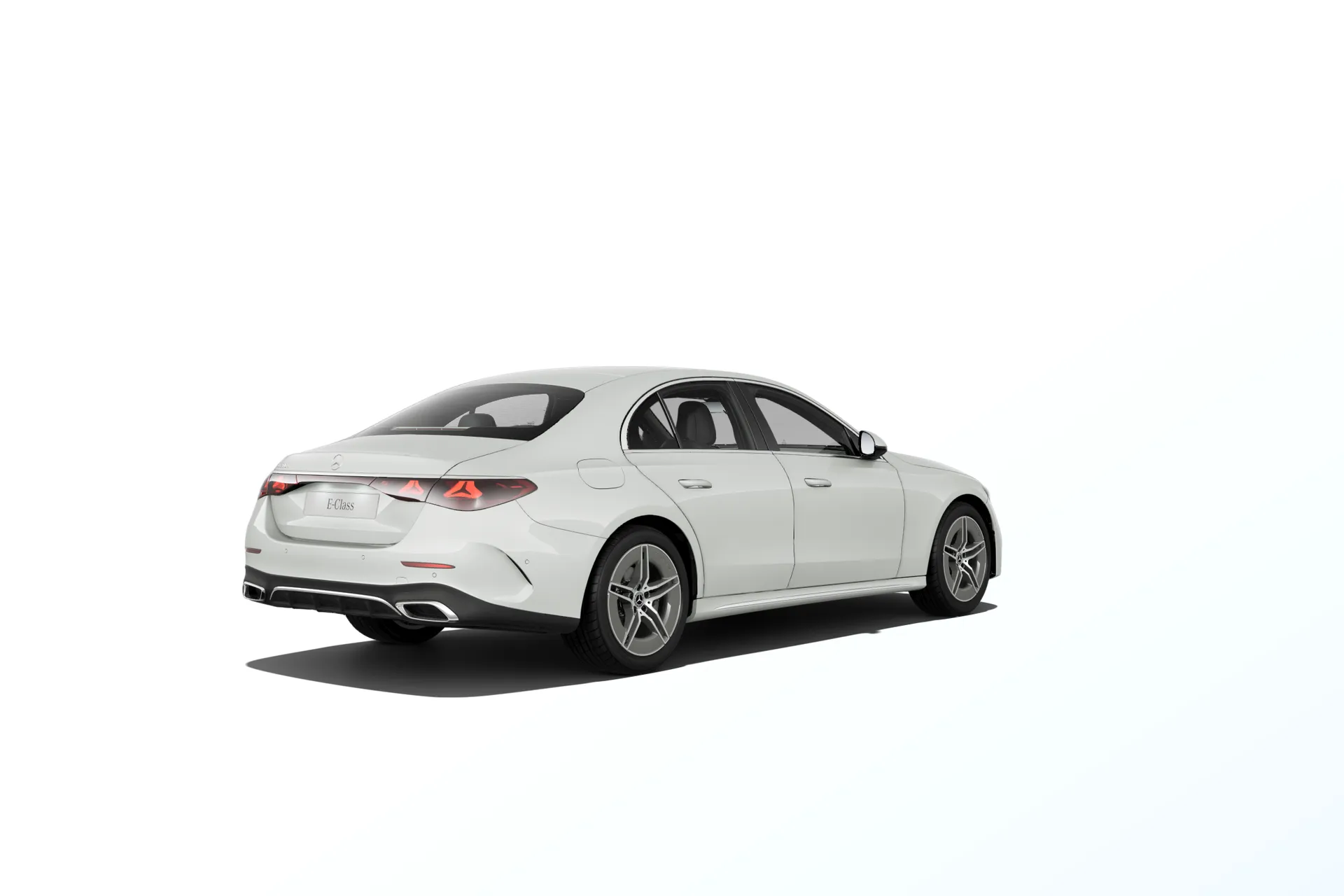 Třída E sedan (W214), Linie AMG exteriér, Bílá opalite bright MANUFAKTUR, rear
