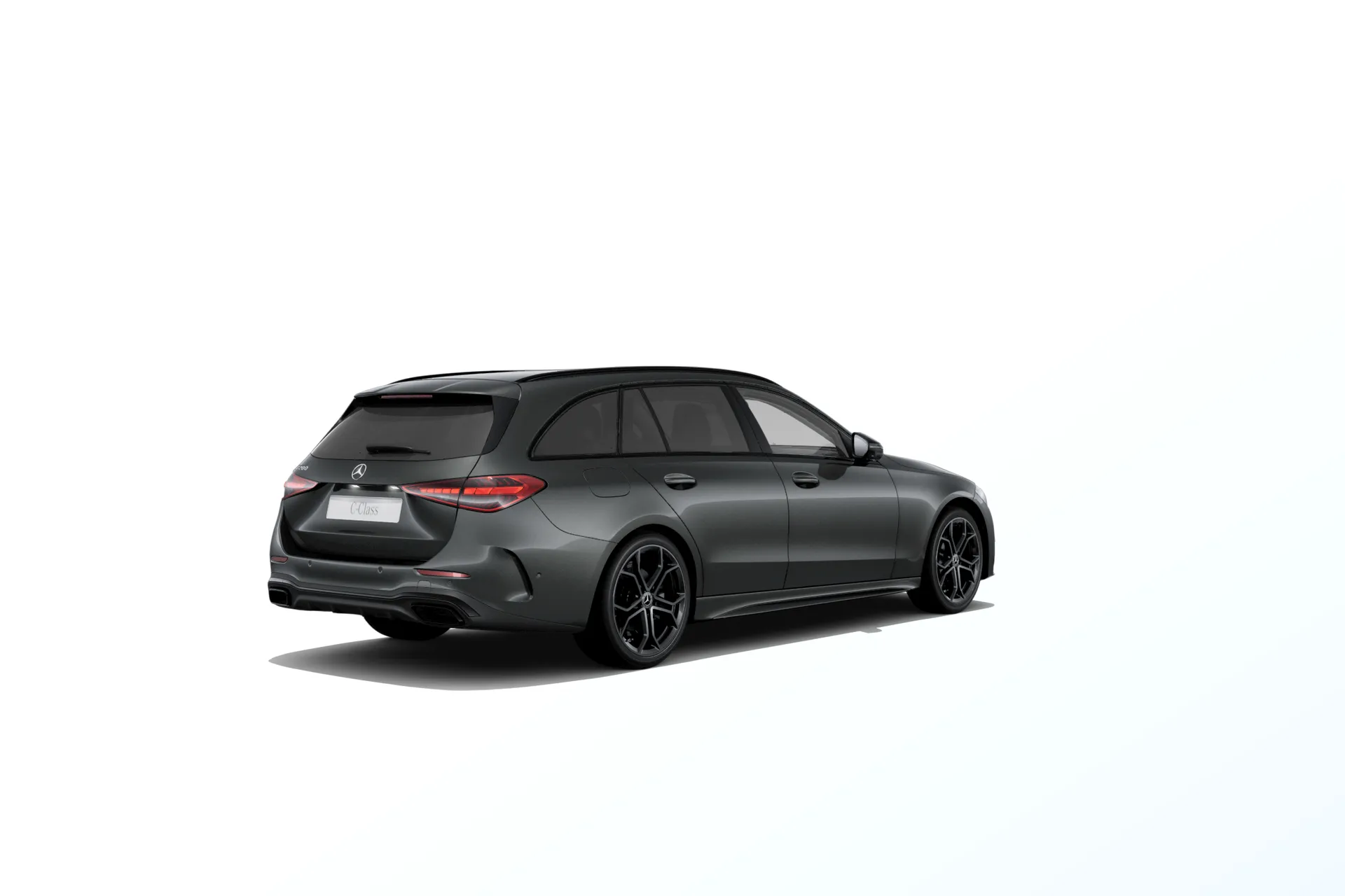 Třída C kombi (S206-fl), Linie AMG Plus, Metalická šedá graphite, rear