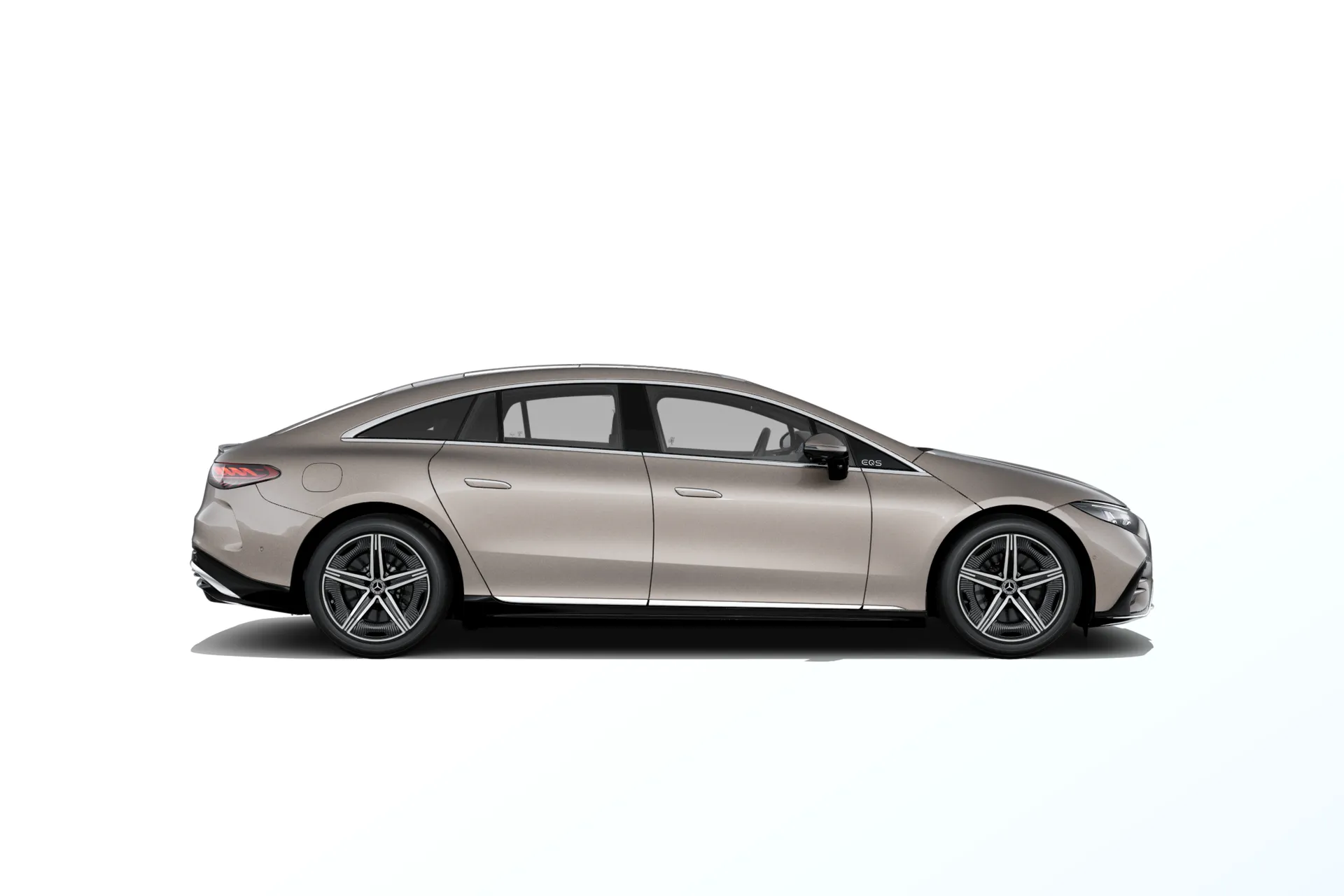EQS sedan (V297-fl), Linie AMG exteriér, Metalická hnědá velvet, side