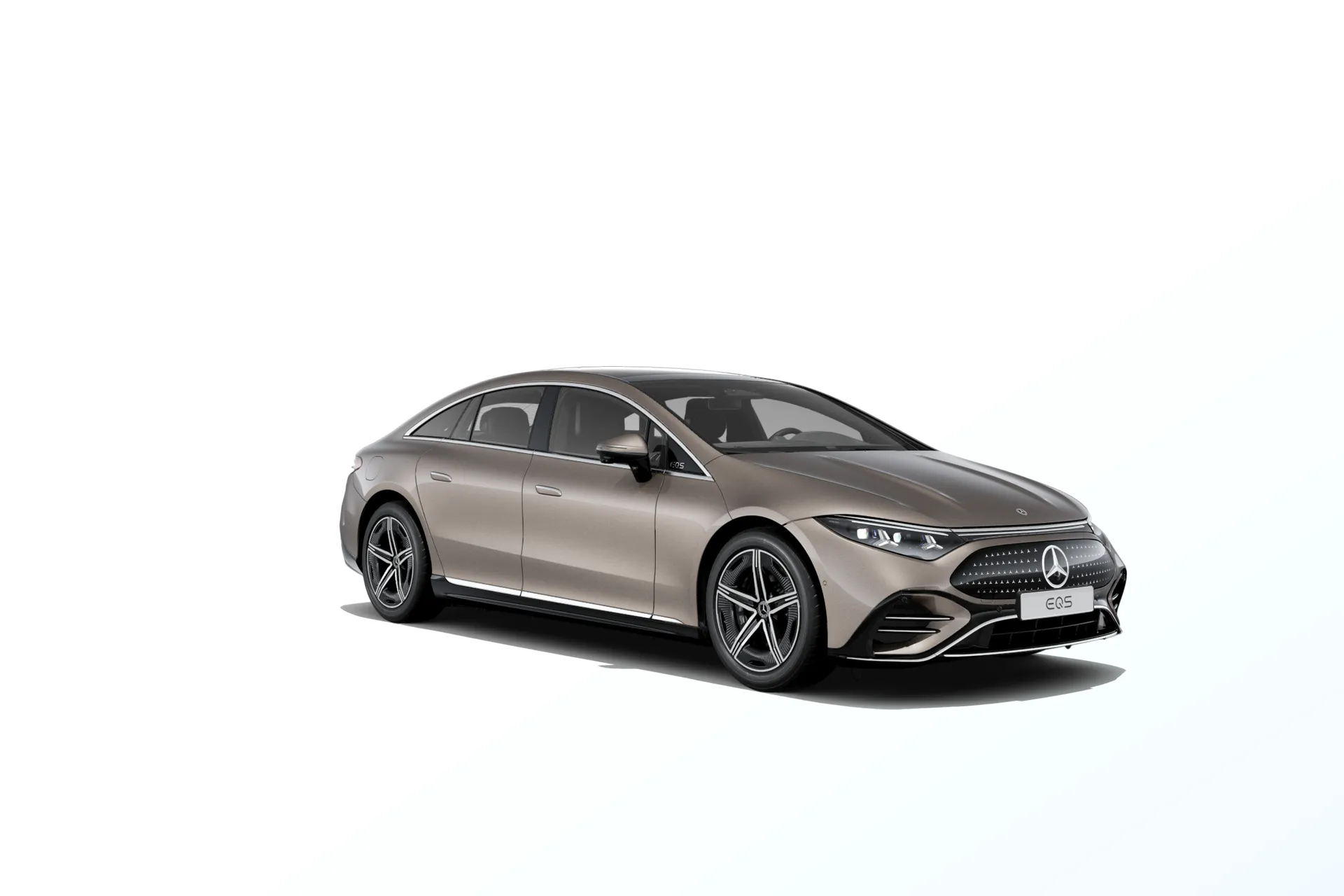 EQS sedan (V297-fl), Linie AMG exteriér, Metalická hnědá velvet, front
