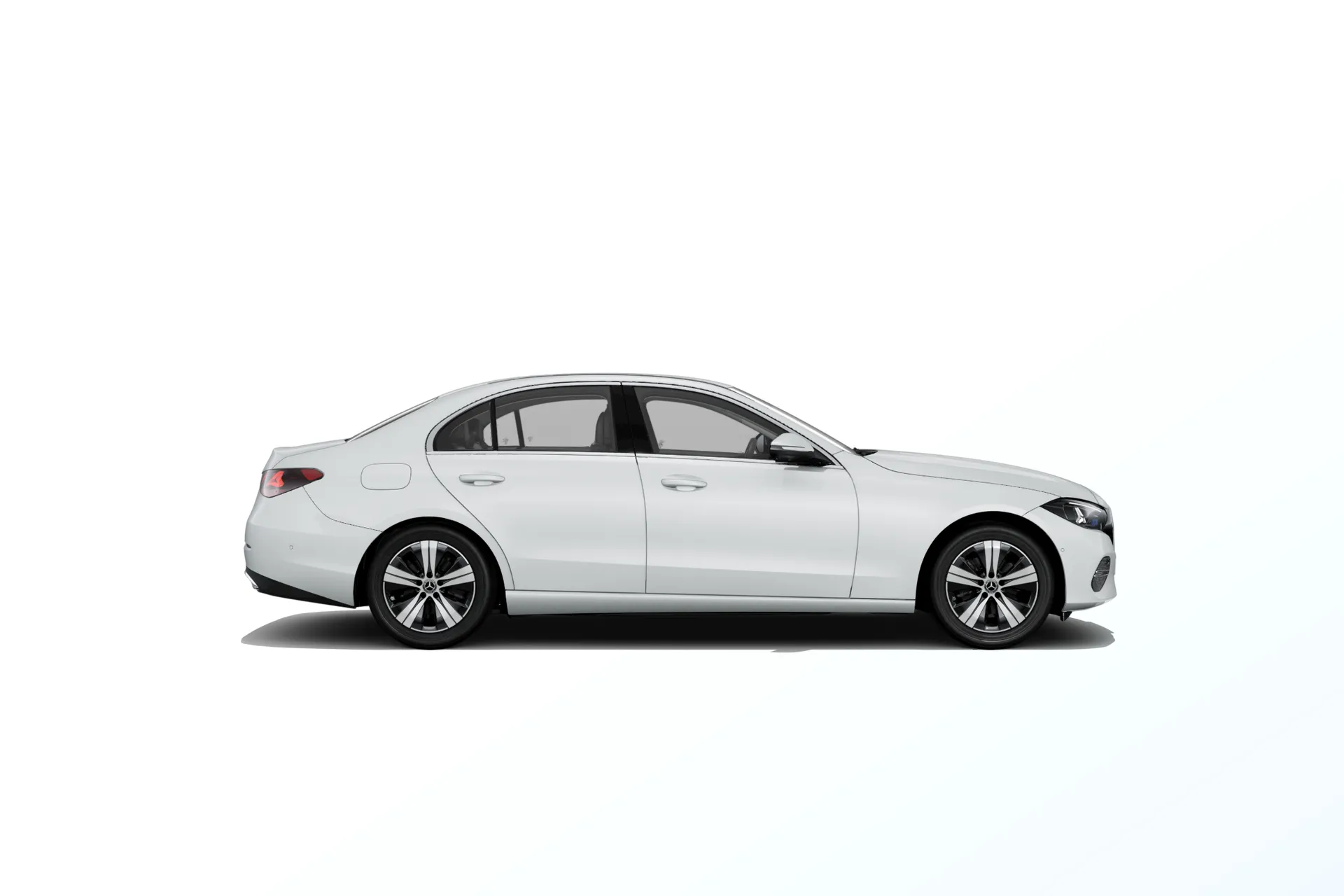 Třída C sedan (W206-fl), Linie AVANTGARDE, Bílá opalite bright MANUFAKTUR, side