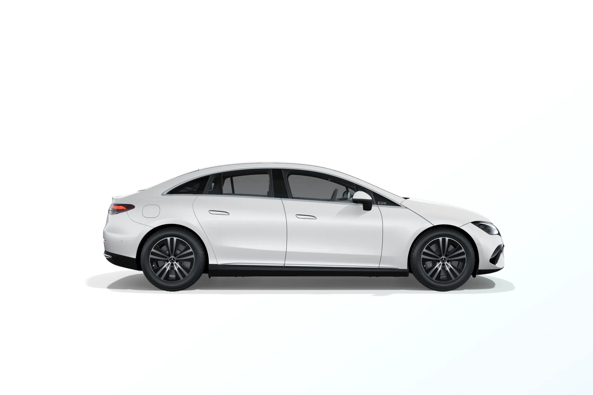 EQE sedan (V295), Linie Electric Art interiér, Bílá opalite bright MANUFAKTUR, side