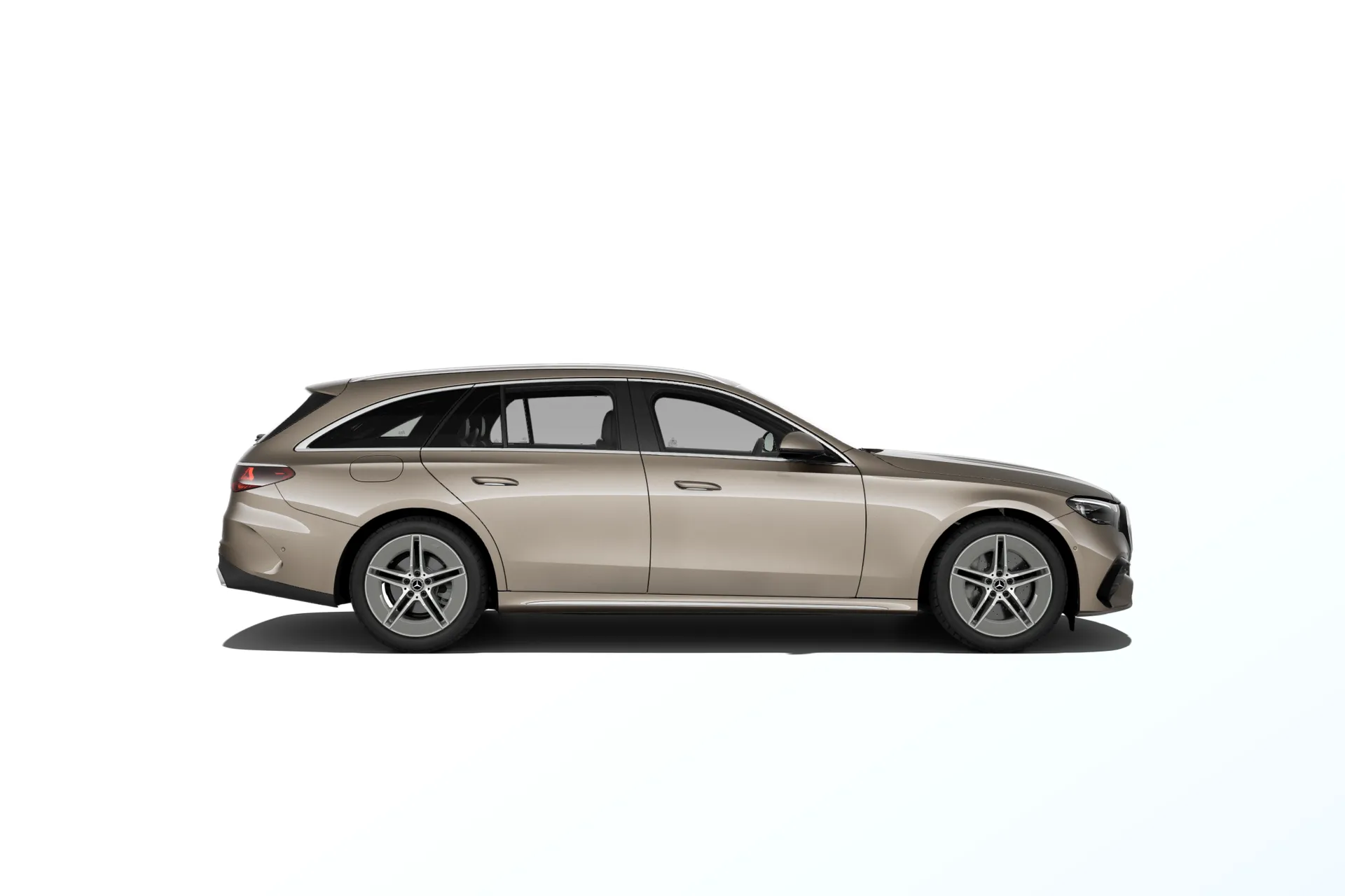 Třída E kombi (S214), Linie AMG exteriér, Metalická hnědá velvet, side