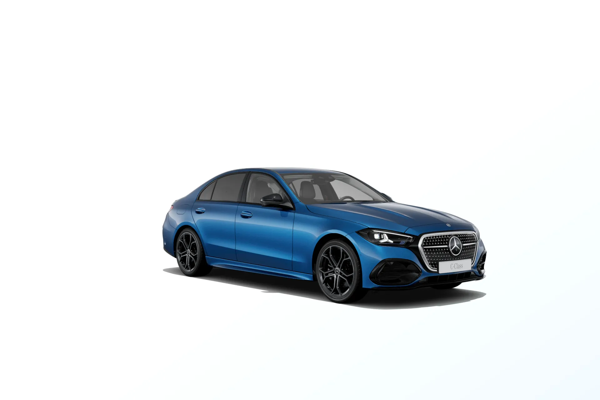 Třída C sedan (W206-fl), Linie AMG Plus, Metalická modrá spectral, front