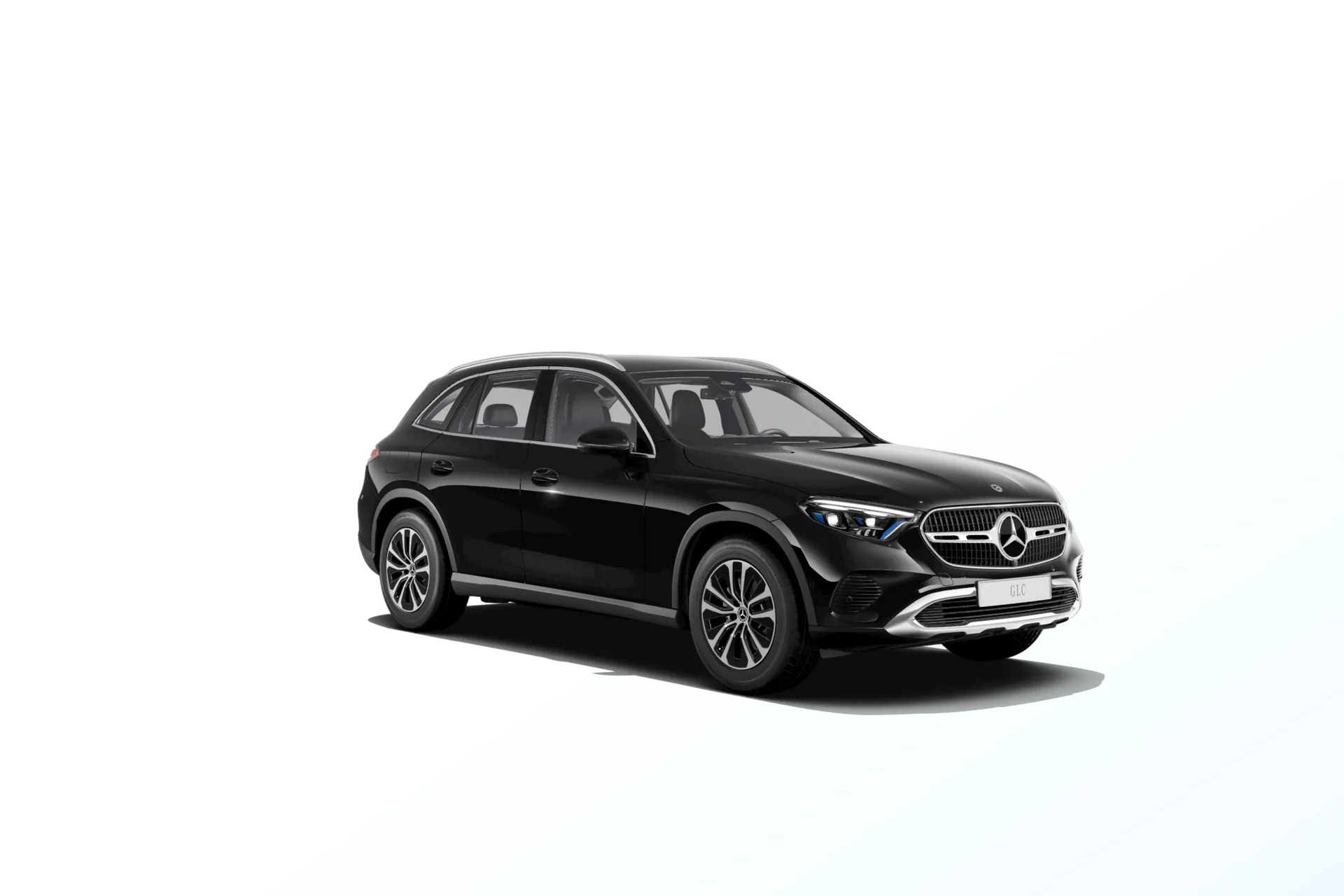 GLC (X254), Linie AVANTGARDE exteriér, Nemetalická černá, front