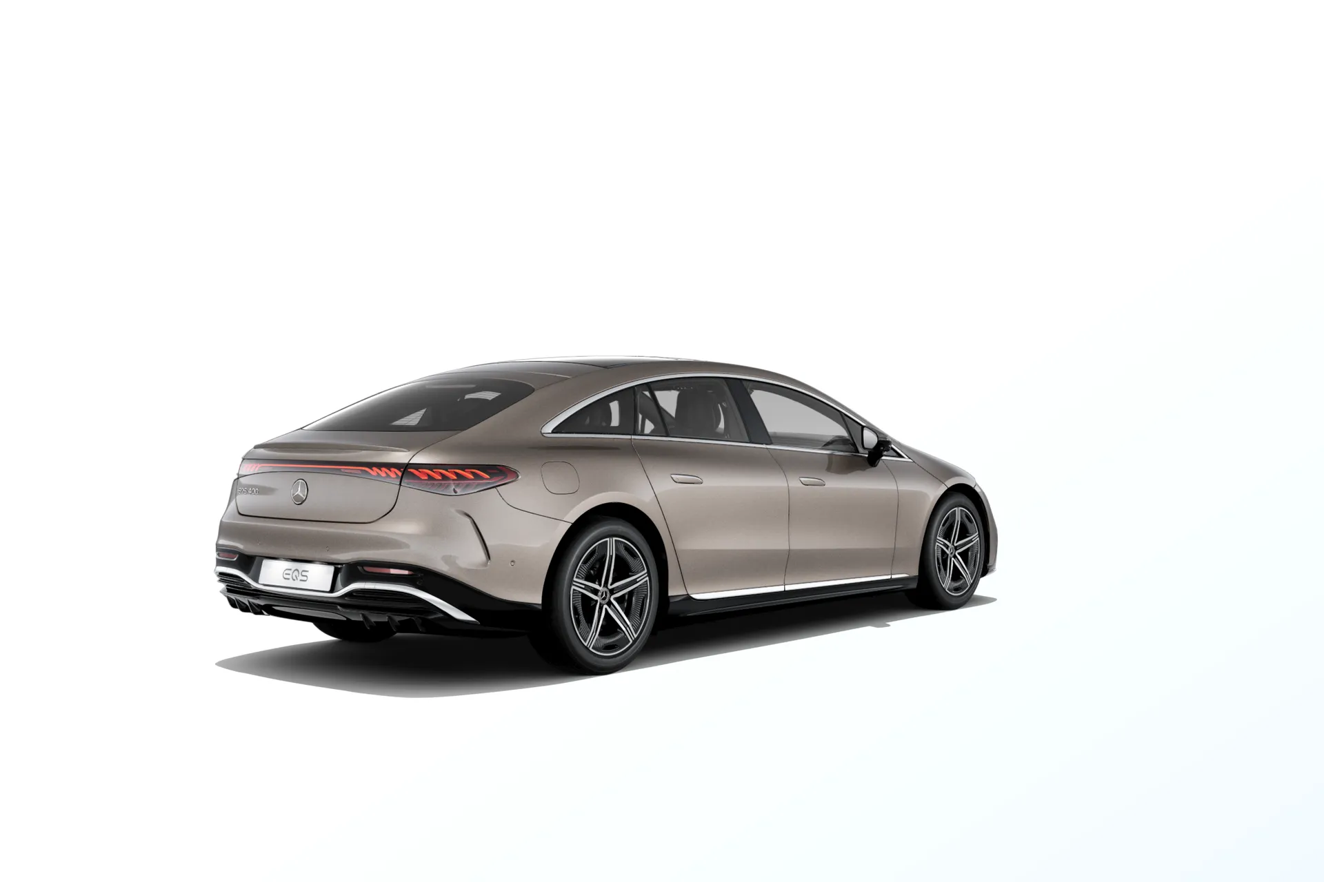 EQS sedan (V297-fl), Linie AMG exteriér, Metalická hnědá velvet, rear