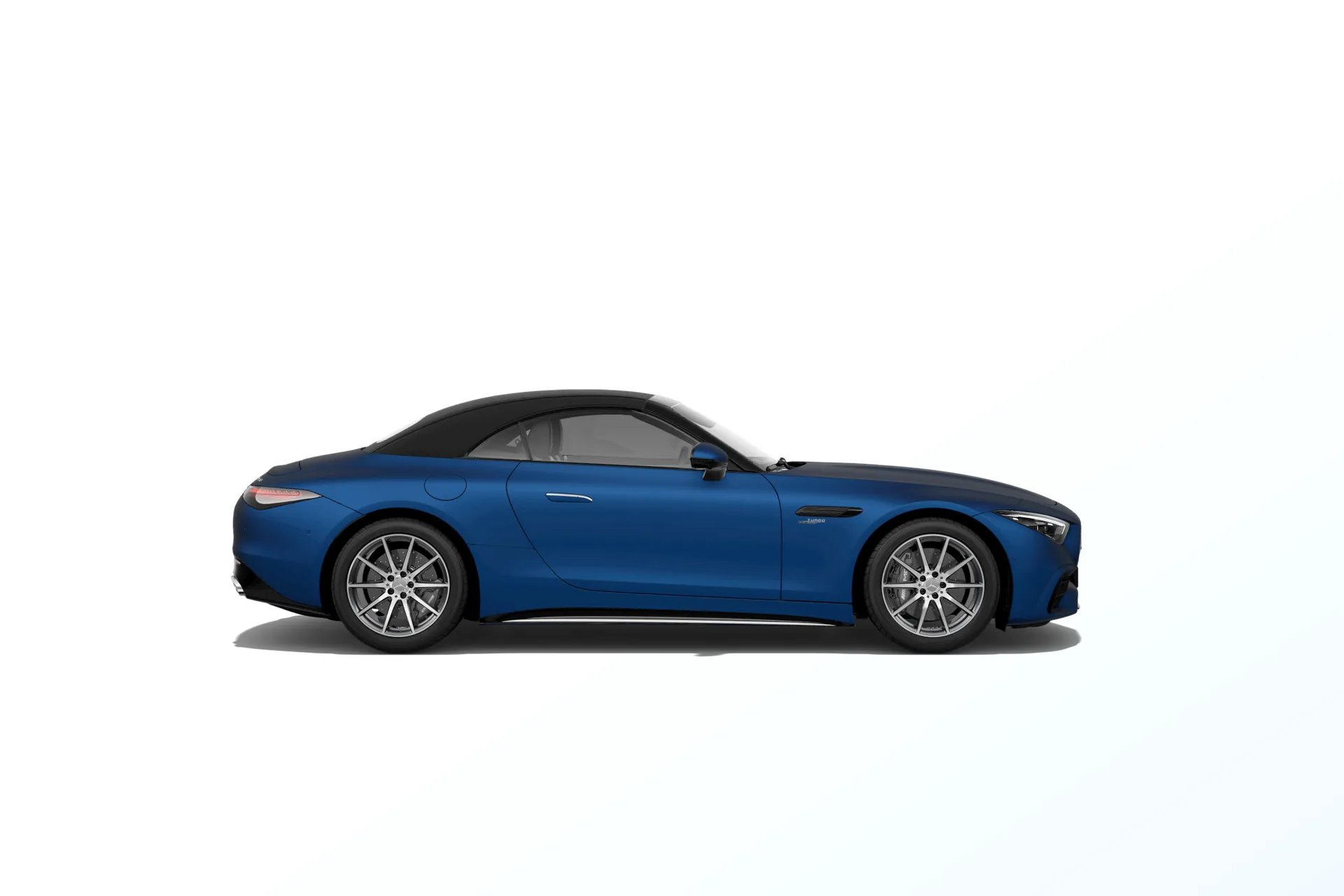 Mercedes-AMG SL Roadster (R232), Sada AMG Aerodynamics, Magno modrá spectral MANUFAKTUR, side