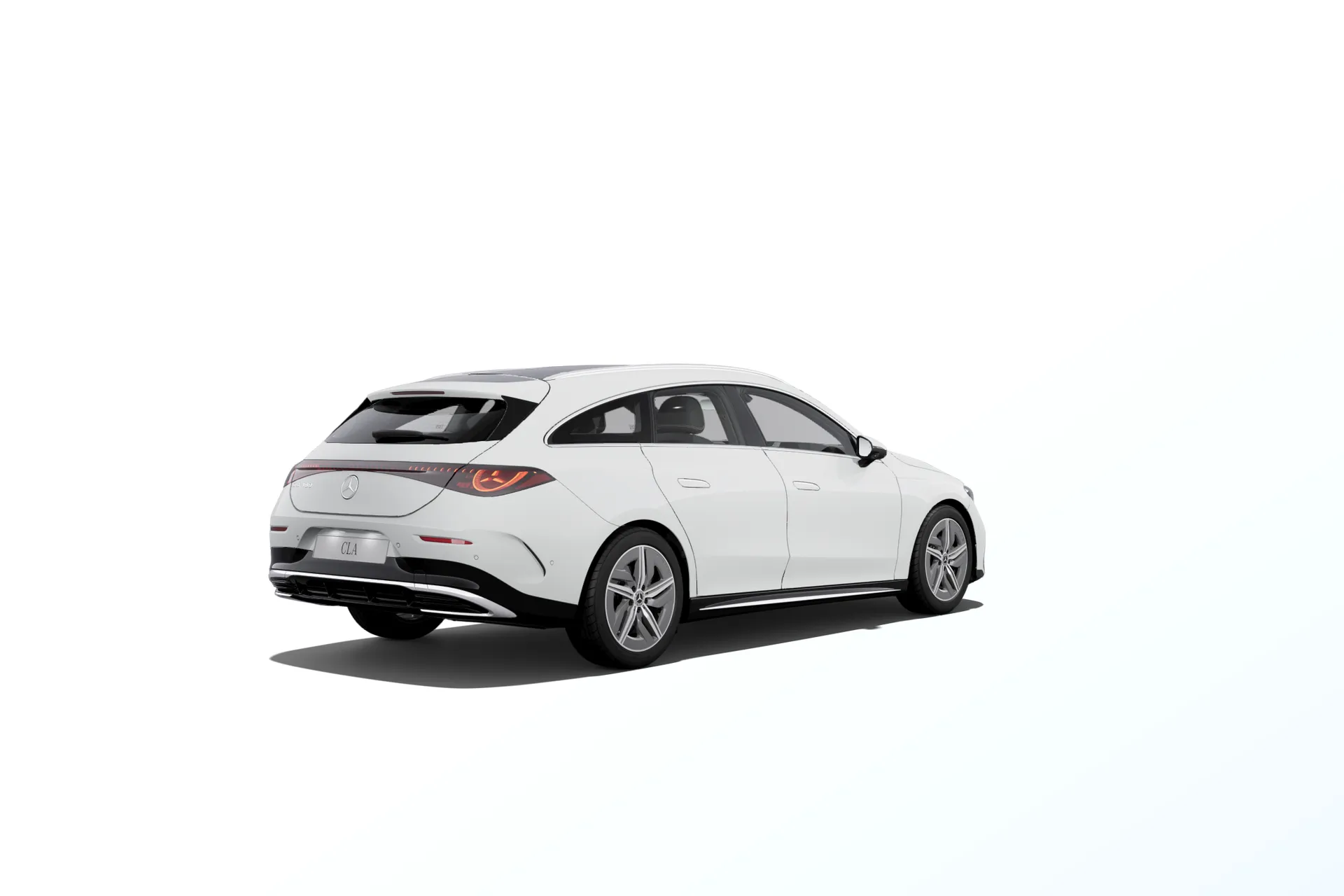 CLA Shooting Brake (X178), Linie AMG, Nemetalická bílá polar, rear