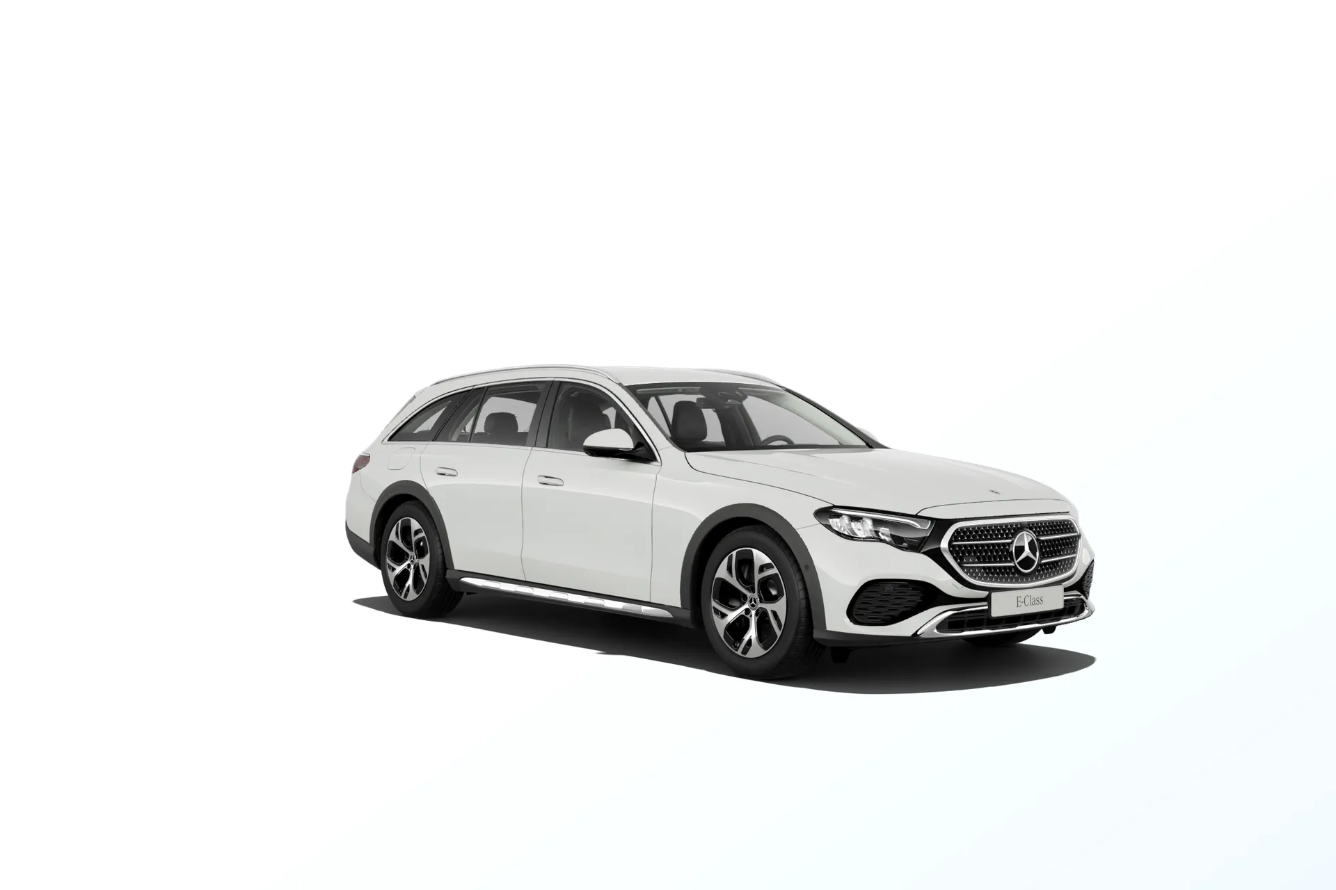 Třída E All-Terrain (S214), Základní, Nemetalická bílá polar, front