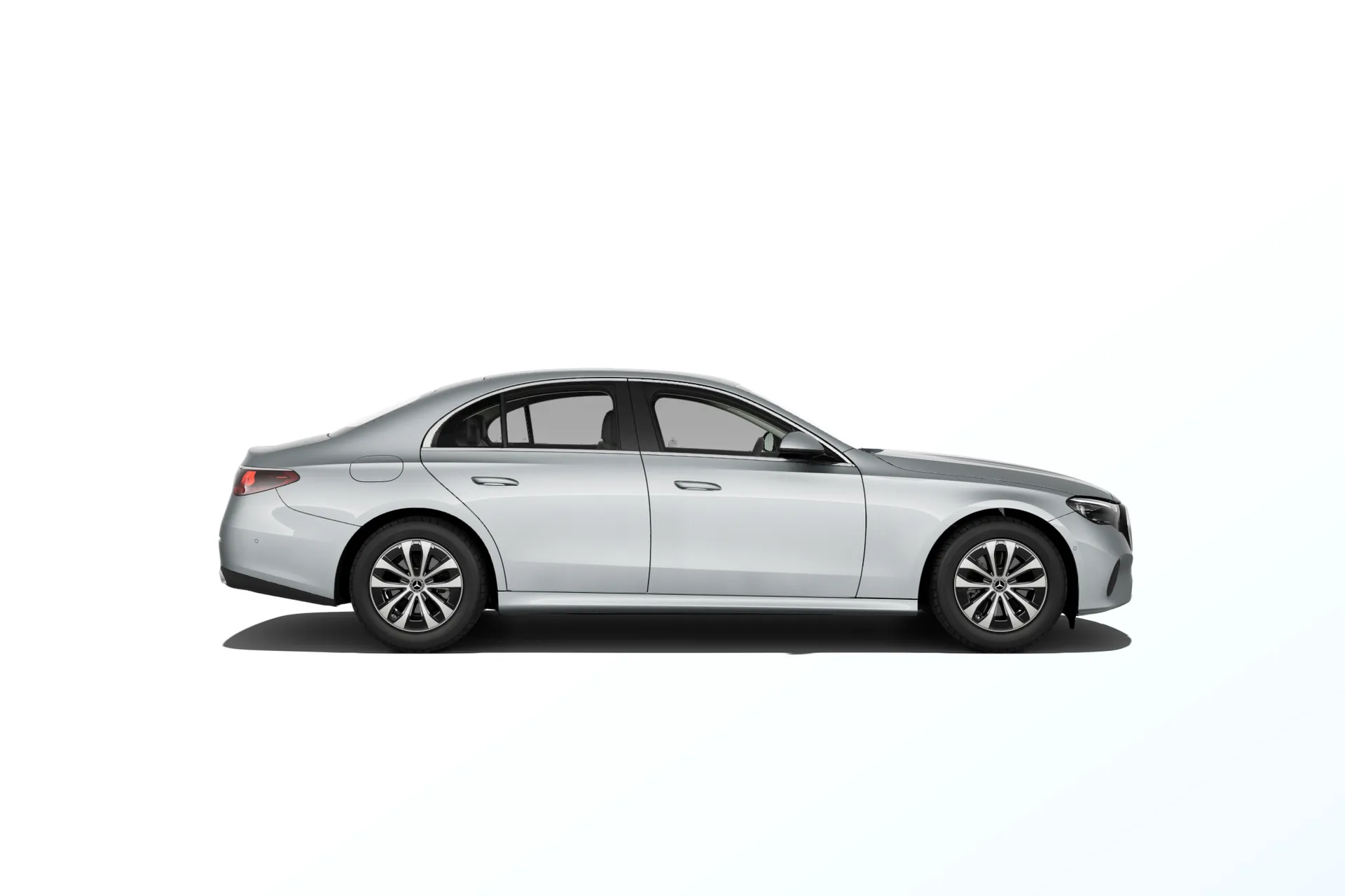 Třída E sedan (W214), Linie AVANTGARDE exteriér, Metalická stříbrná high-tech, side