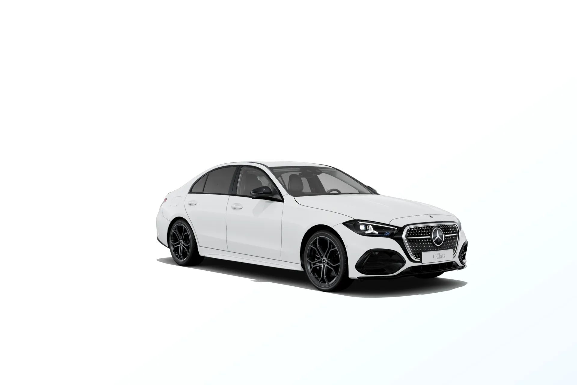 Třída C sedan (W206-fl), Linie AMG Plus, Nemetalická bílá polar, front