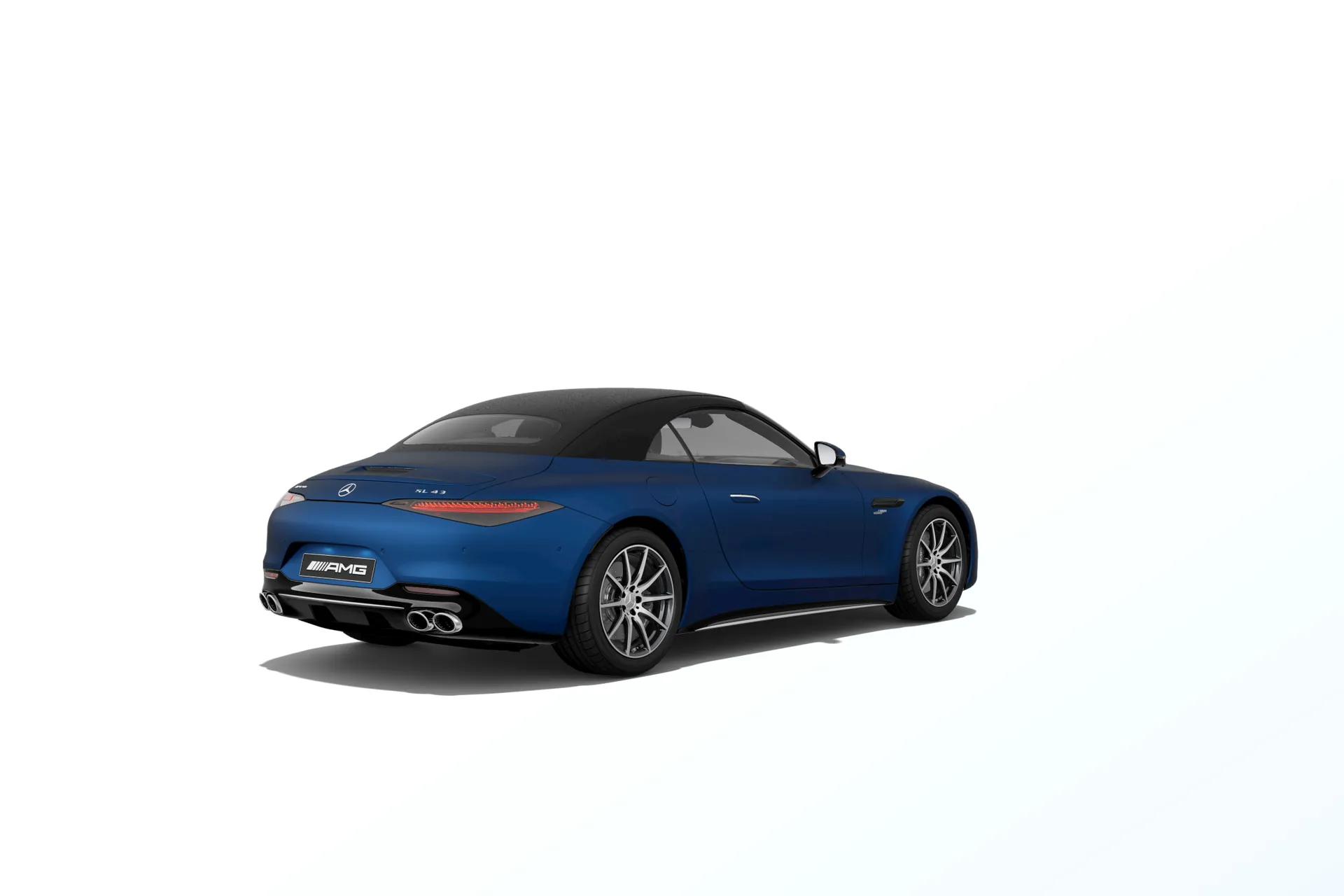 Mercedes-AMG SL Roadster (R232), Sada AMG Aerodynamics, Magno modrá spectral MANUFAKTUR, rear