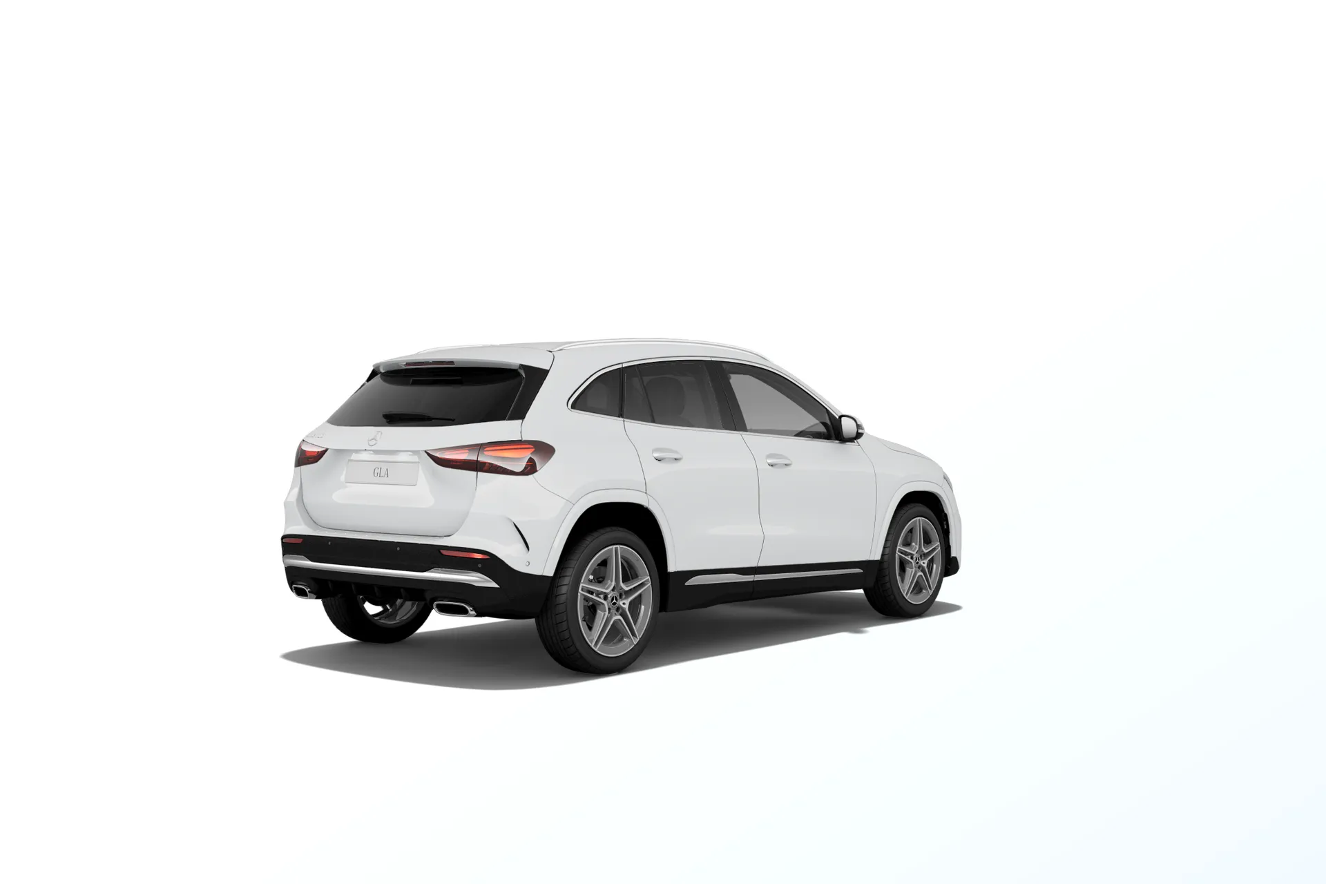GLA (H247-fl), Linie AMG, Nemetalická bílá polar, rear