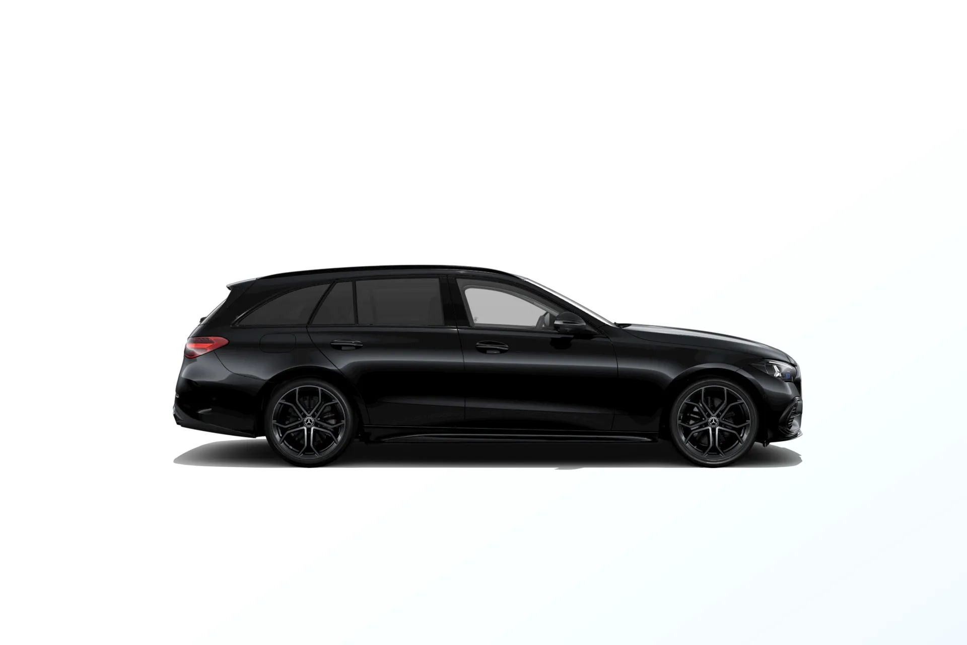 Třída C kombi (S206-fl), Linie AMG Plus, Nemetalická černá, side