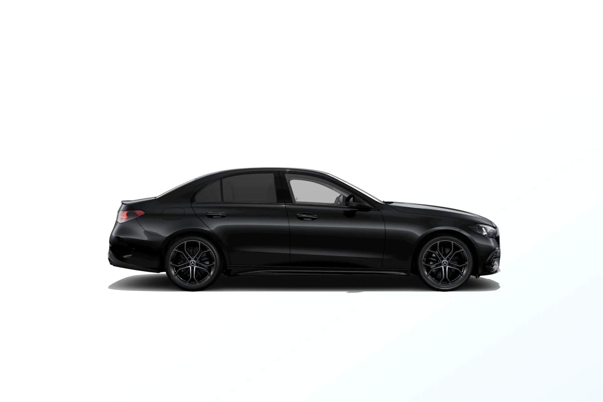 Třída C sedan (W206-fl), Linie AMG Plus, Metalická černá obsidian, side