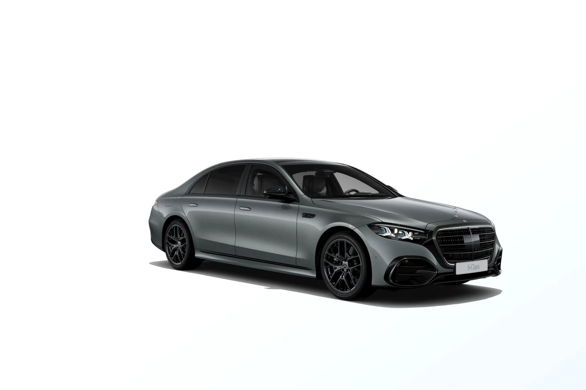 Třída S prodloužená limuzína (V223-fl), Linie AMG Plus, Metalická šedá graphite MANUFAKTUR, front