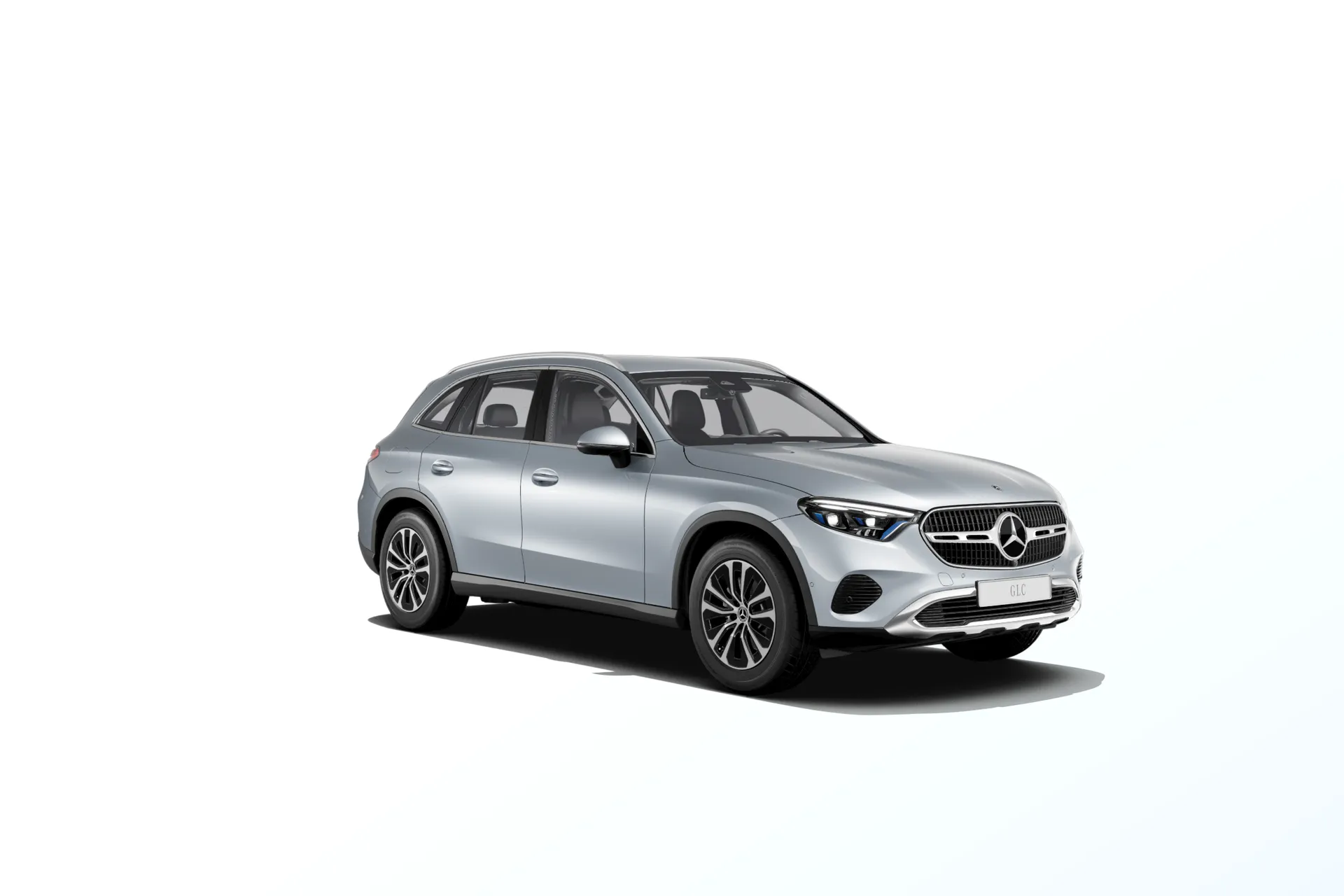 GLC (X254), Linie AVANTGARDE exteriér, Metalická stříbrná high-tech, front