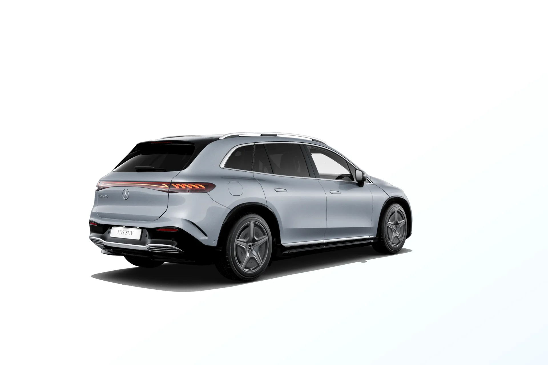 EQS SUV (X296), Linie AMG exteriér, Metalická stříbrná high-tech, rear