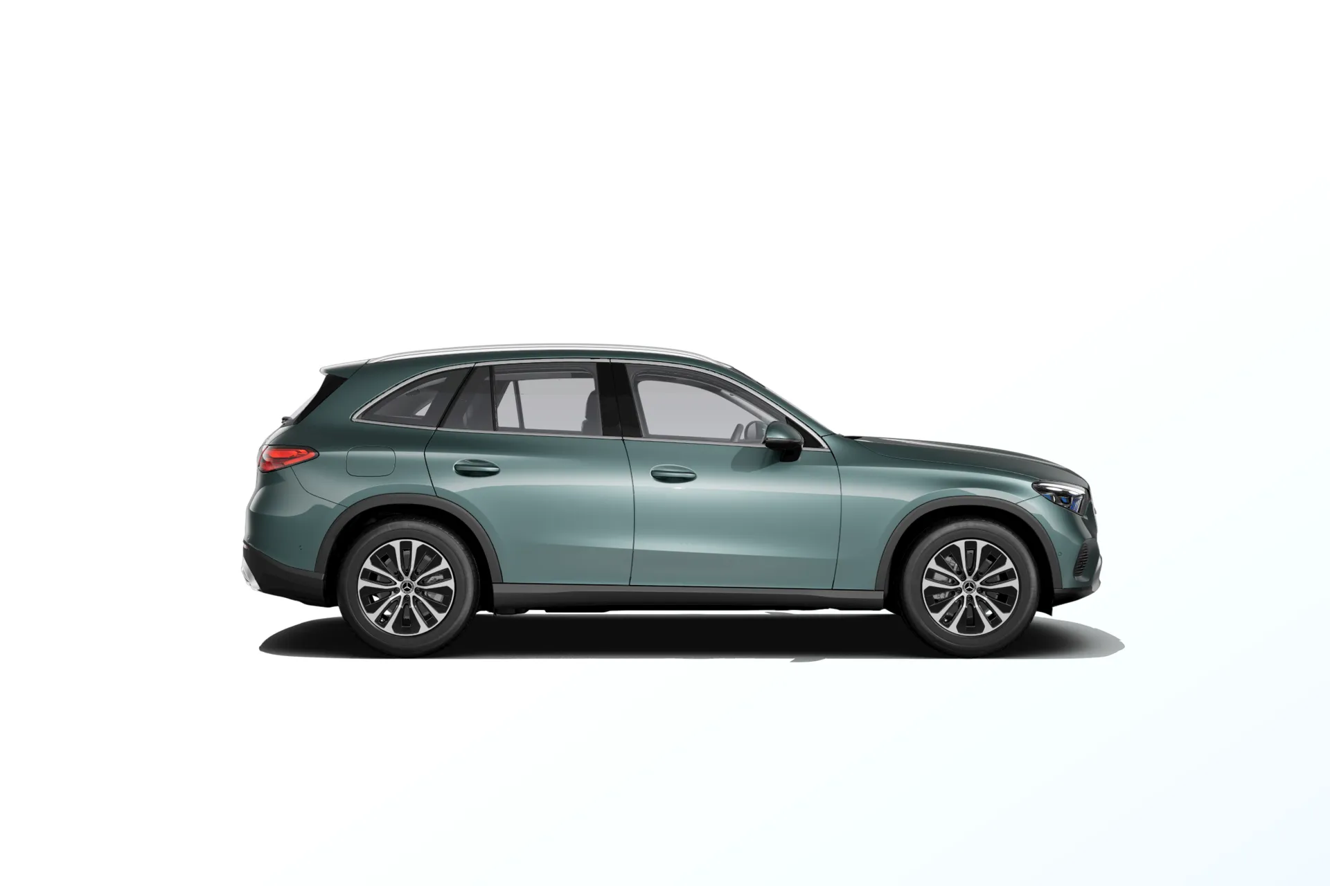 GLC (X254), Linie AVANTGARDE exteriér, Metalická stříbrná verde, side