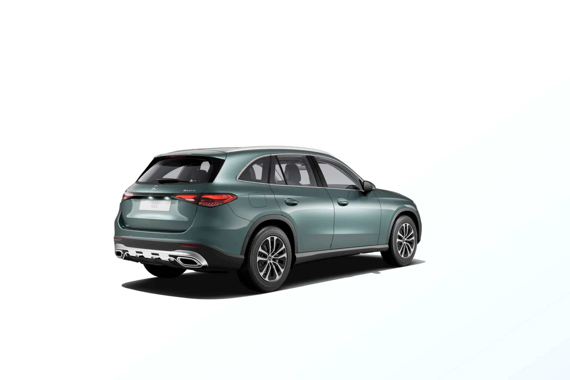 GLC (X254), Linie AVANTGARDE exteriér, Metalická stříbrná verde, rear