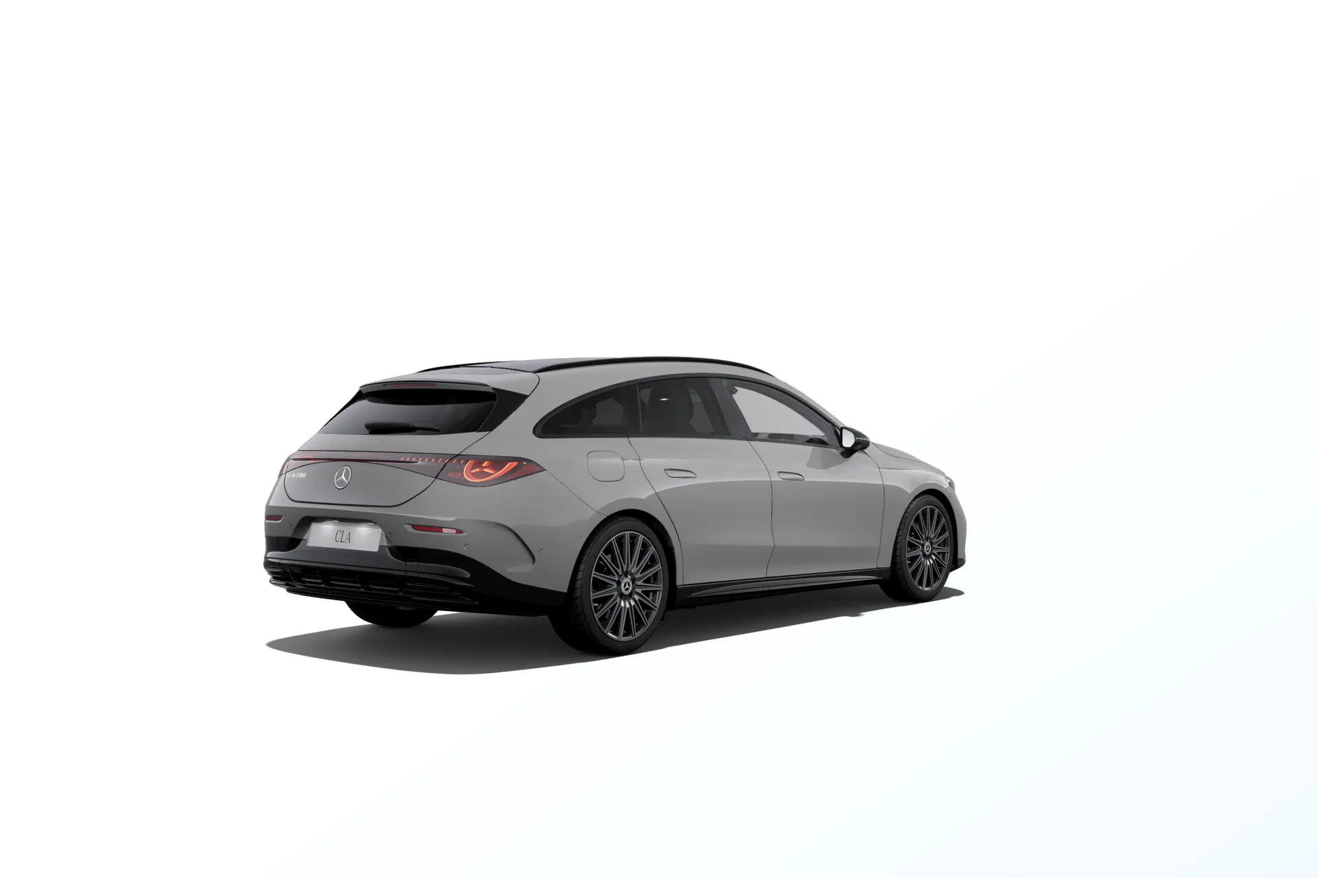 CLA Shooting Brake (X174), Linie AMG Plus, Nemetalická šedá alpine MANUFAKTUR, rear
