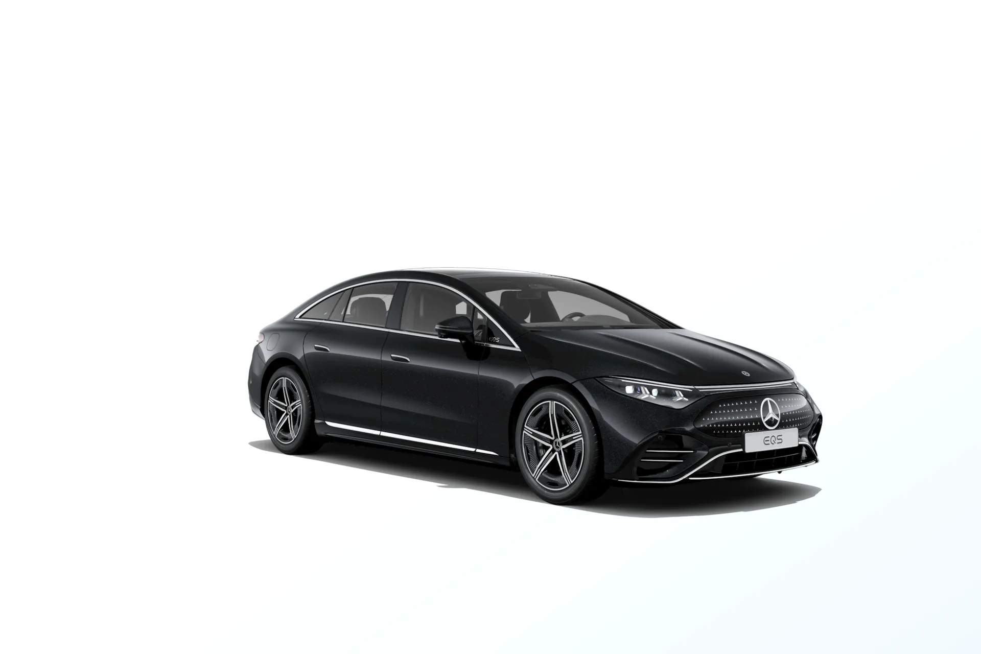 EQS sedan (V297-fl), Linie AMG exteriér, Černá MANUFAKTUR s třpytivým efektem, front