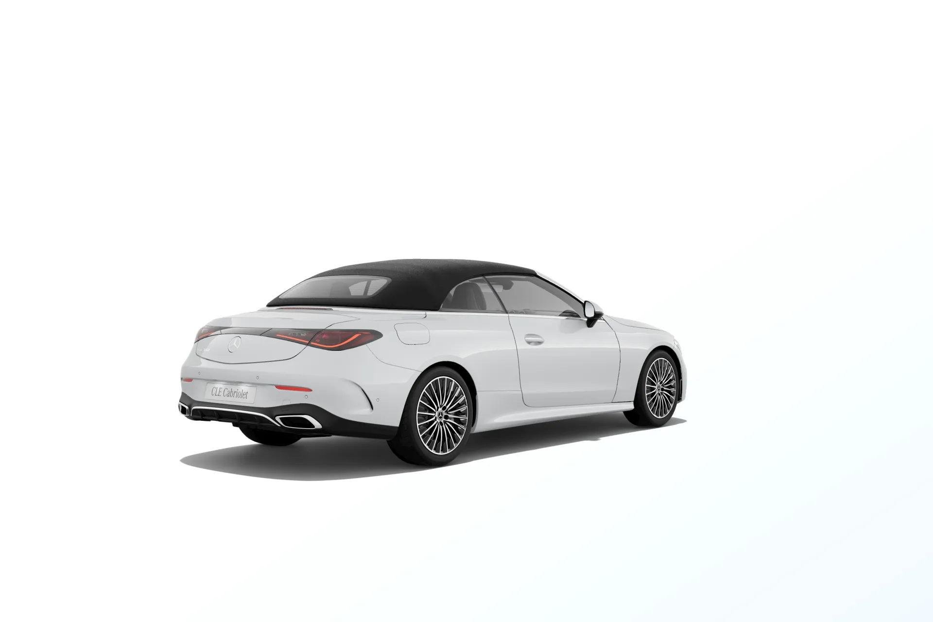 CLE kabriolet (A236), Linie AMG exteriér, Bílá opalite bright MANUFAKTUR, rear