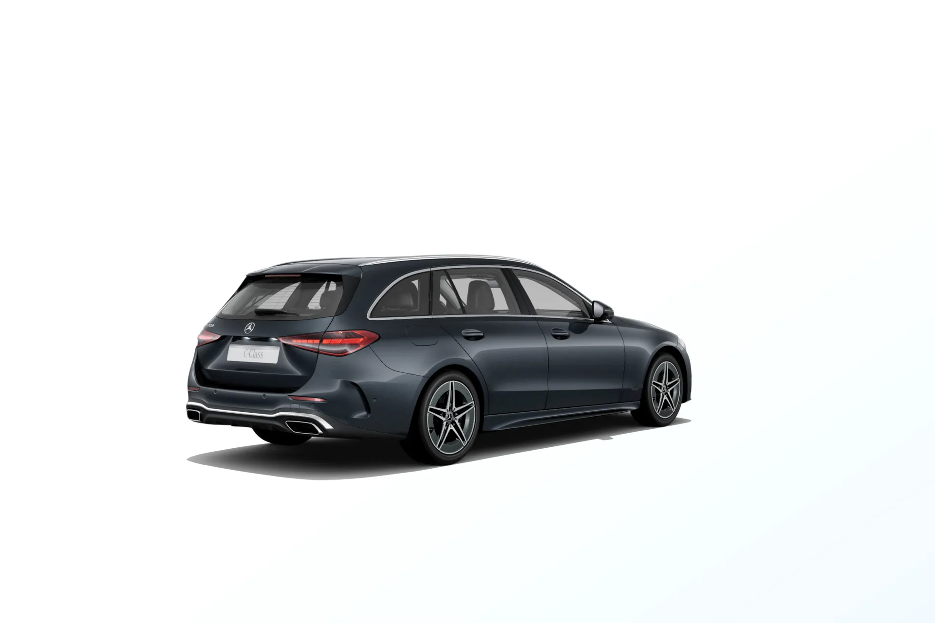 Třída C kombi (S206-fl), Linie AMG, Metalická šedá moody sky, rear
